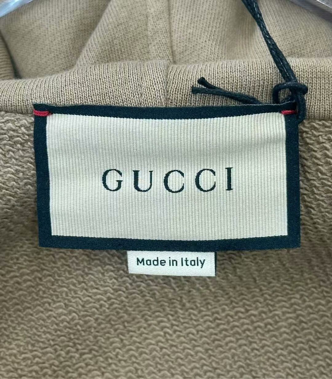 Gucci gucci beige half-zip hoodie with logo Size US S / EU 44-46 / 1 - 2 Thumbnail