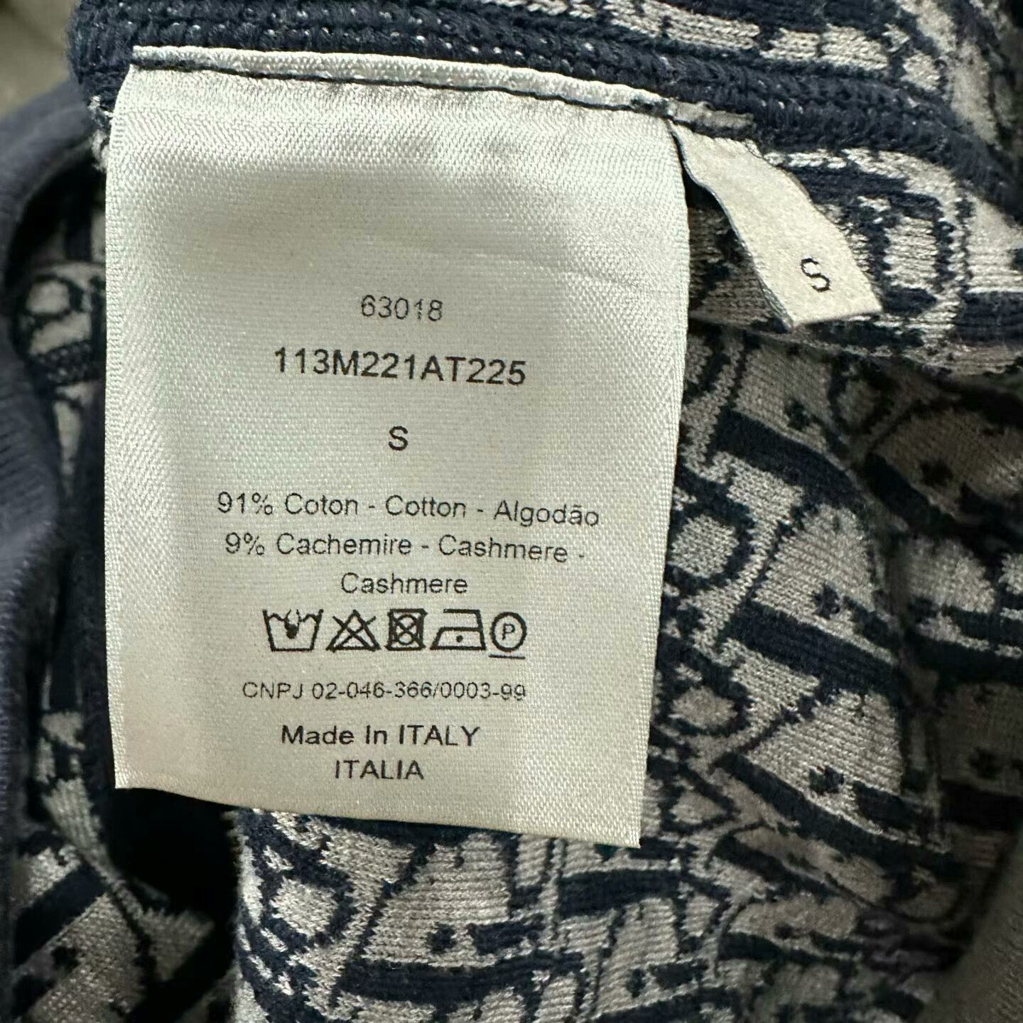 Dior dior full-print zip-up hoodie jacket Size US S / EU 44-46 / 1 - 4 Thumbnail