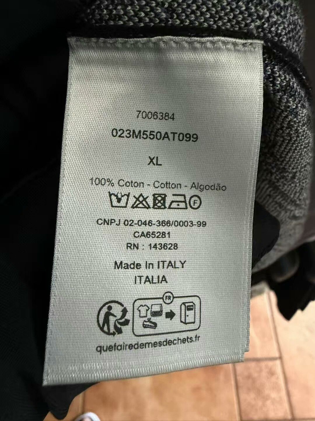 Dior Dior All-Over Logo Long Sleeve Knit Shirt Size US XL / EU 56 / 4 - 4 Thumbnail