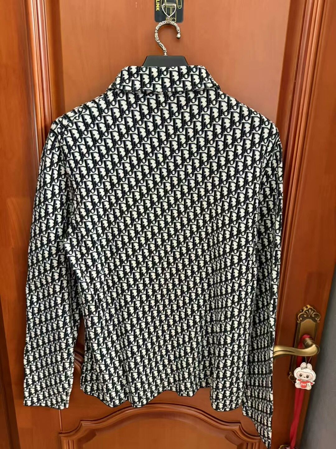 Dior Dior All-Over Logo Long Sleeve Knit Shirt Size US XL / EU 56 / 4 - 2 Thumbnail
