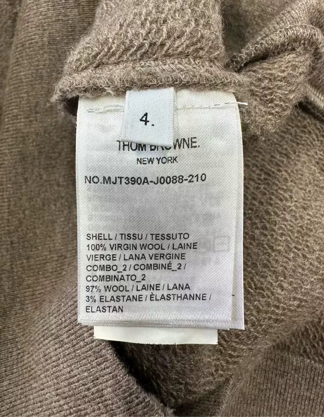 Thom Browne thom browne brown classic striped hoodie Size US M / EU 48-50 / 2 - 4 Thumbnail