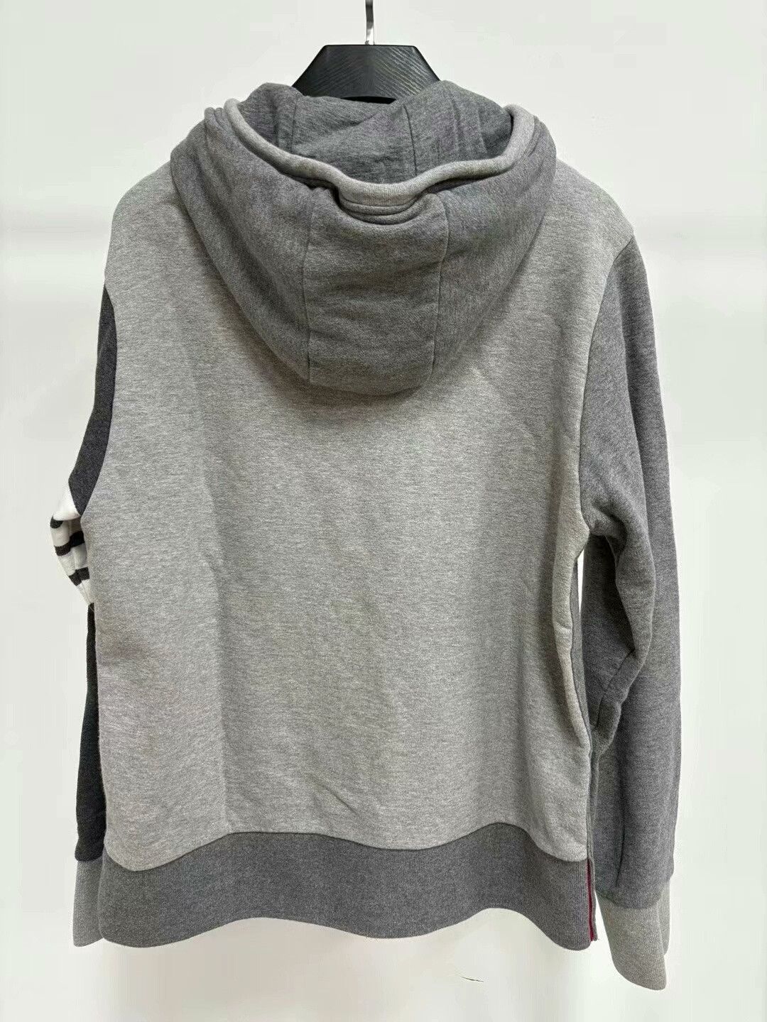 Thom Browne thom browne gray hoodie with stripes Size US S / EU 44-46 / 1 - 2 Thumbnail
