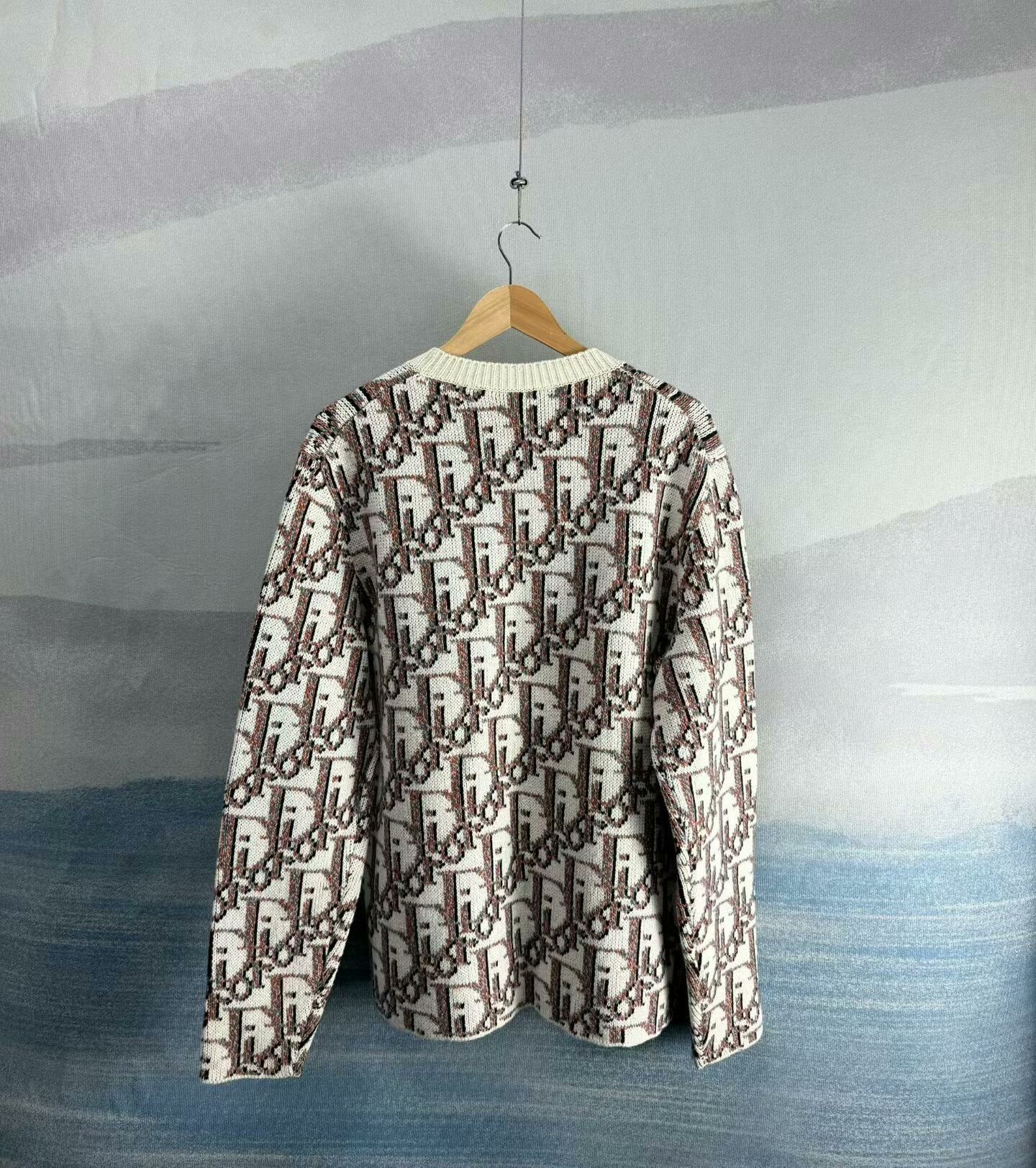 Dior dior x shawn stussy brown wool sweater Size US L / EU 52-54 / 3 - 3 Thumbnail