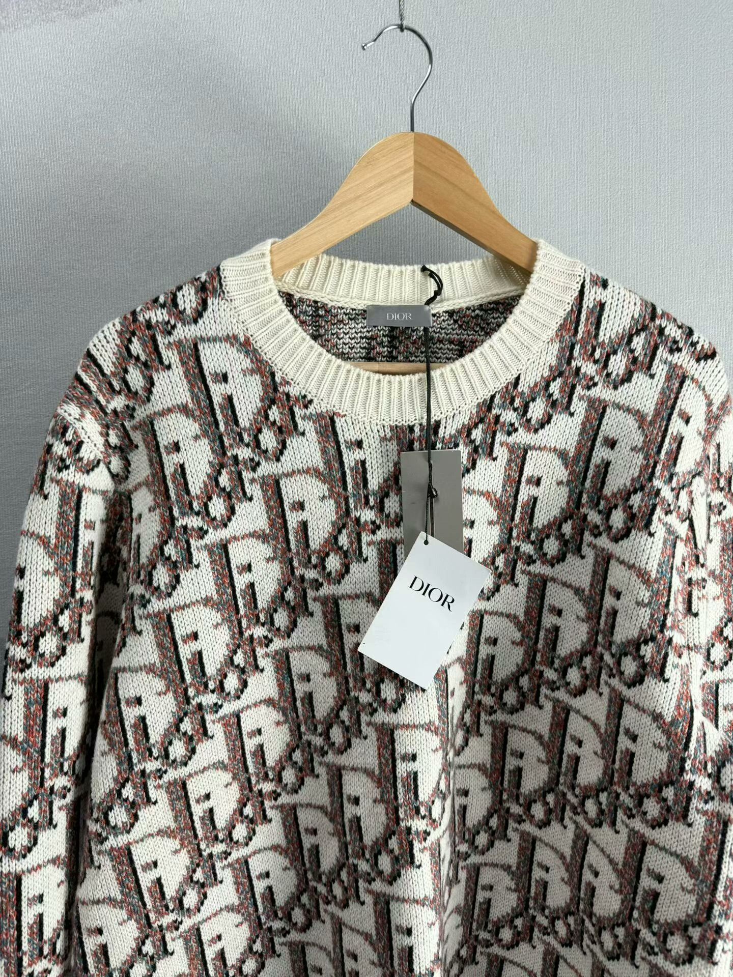 Dior dior x shawn stussy brown wool sweater Size US L / EU 52-54 / 3 - 2 Thumbnail
