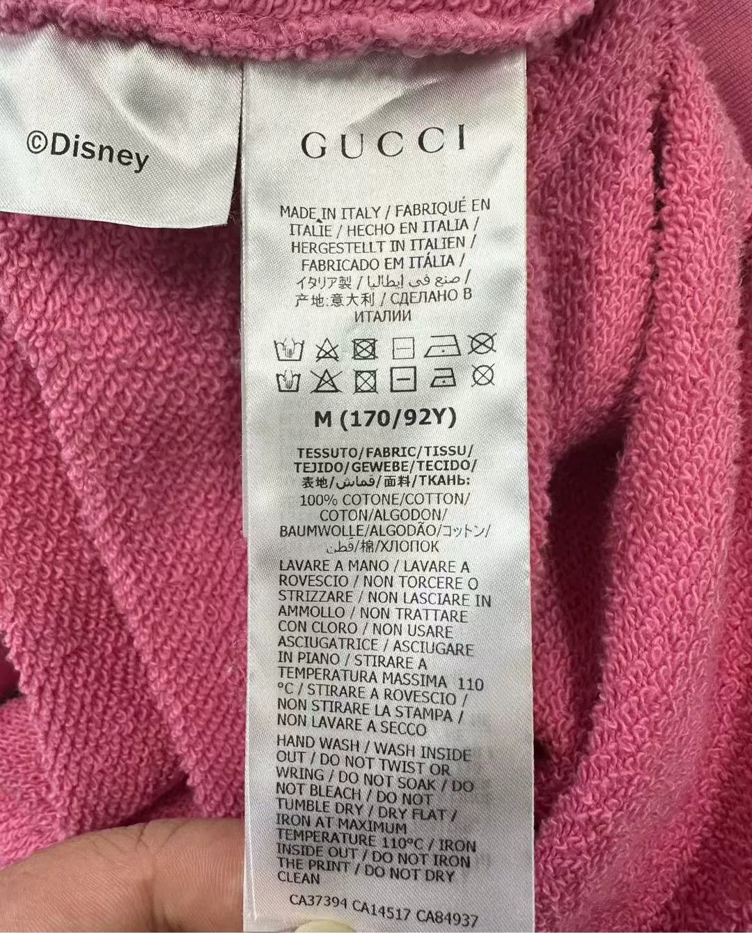Gucci Gucci x Disney Pink Mickey Mouse Sweatshirt Size M / US 6-8 / IT 42-44 - 4 Thumbnail