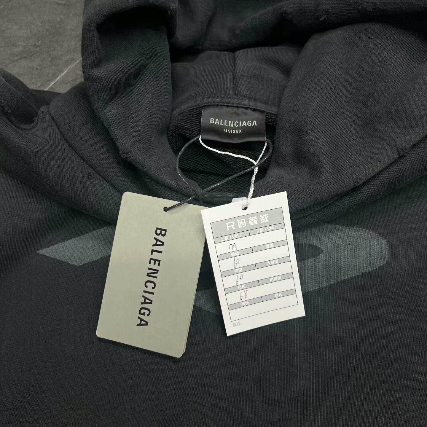Balenciaga Balenciaga Ink Splatter Hooded Sweatshirt Size US M / EU 48-50 / 2 - 3 Thumbnail