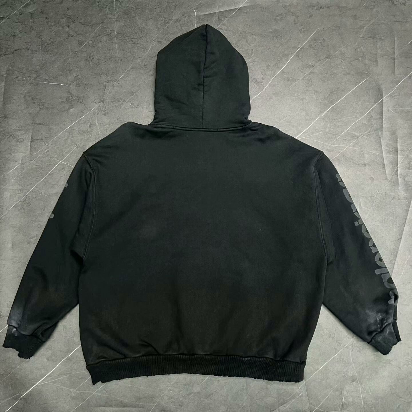 Balenciaga Balenciaga Ink Splatter Hooded Sweatshirt Size US M / EU 48-50 / 2 - 2 Thumbnail