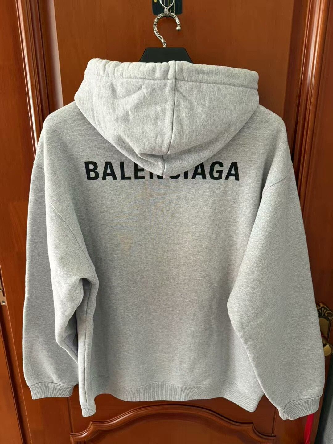 Balenciaga balenciaga gray logo hooded sweatshirt size S Size US S / EU 44-46 / 1 - 2 Thumbnail