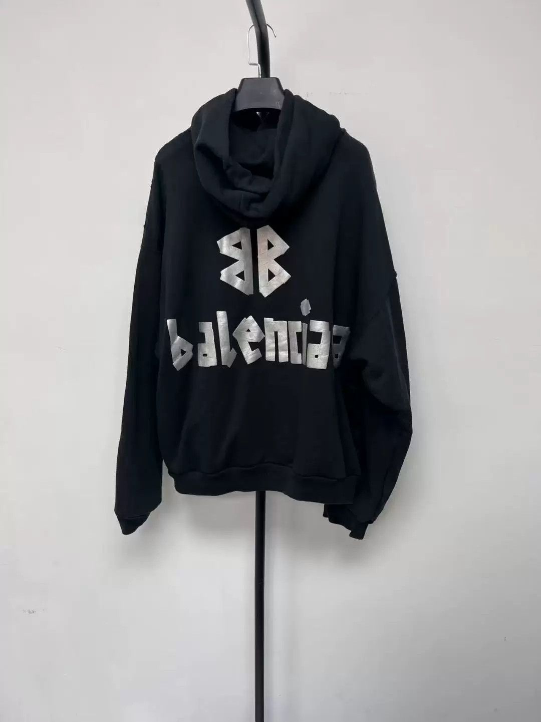 Balenciaga balenciaga logo print hooded sweatshirt Size US M / EU 48-50 / 2 - 2 Thumbnail