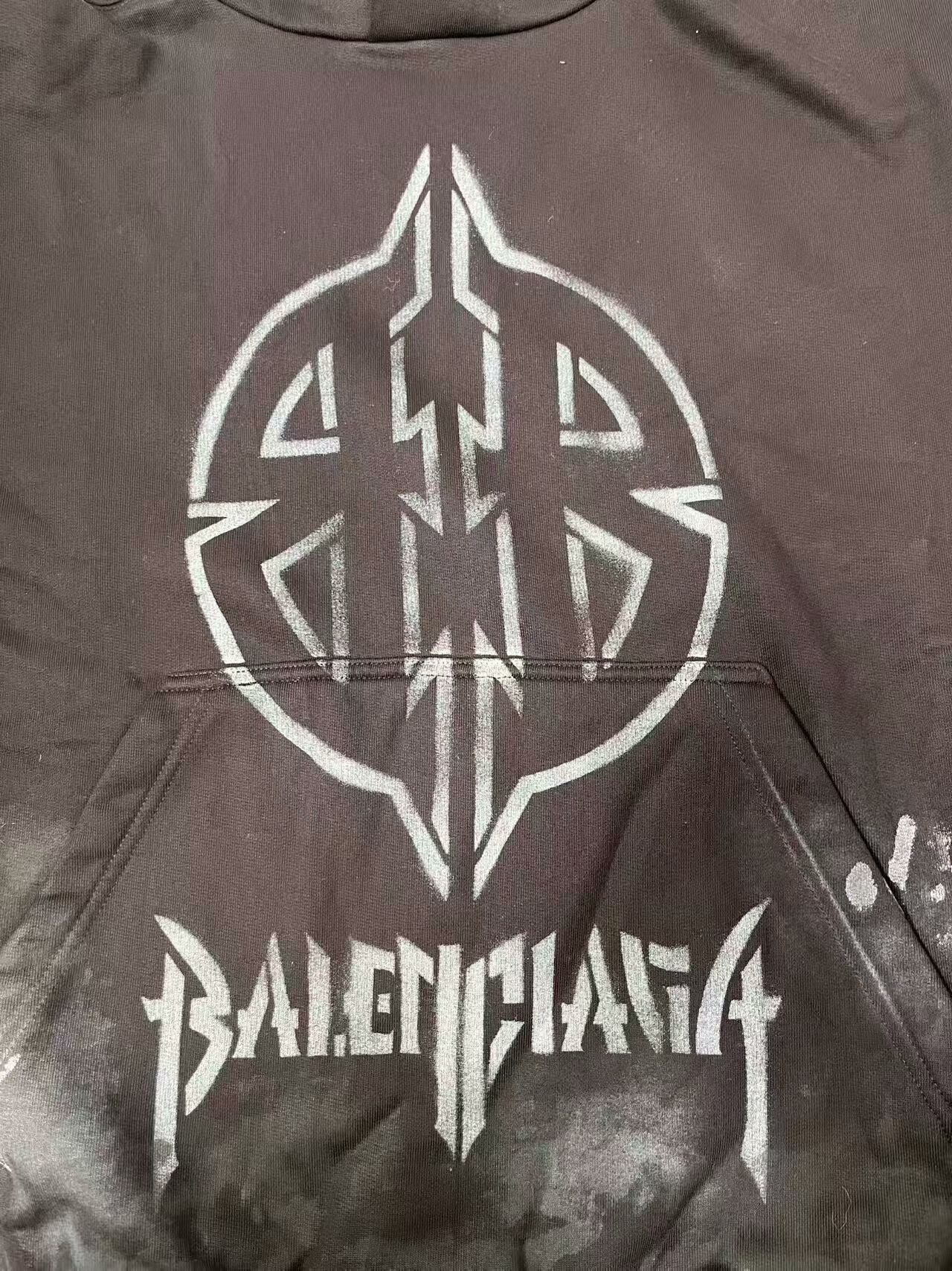 Balenciaga balenciaga black graphic hoodie unisex long sleeve Size US XS / EU 42 / 0 - 3 Thumbnail