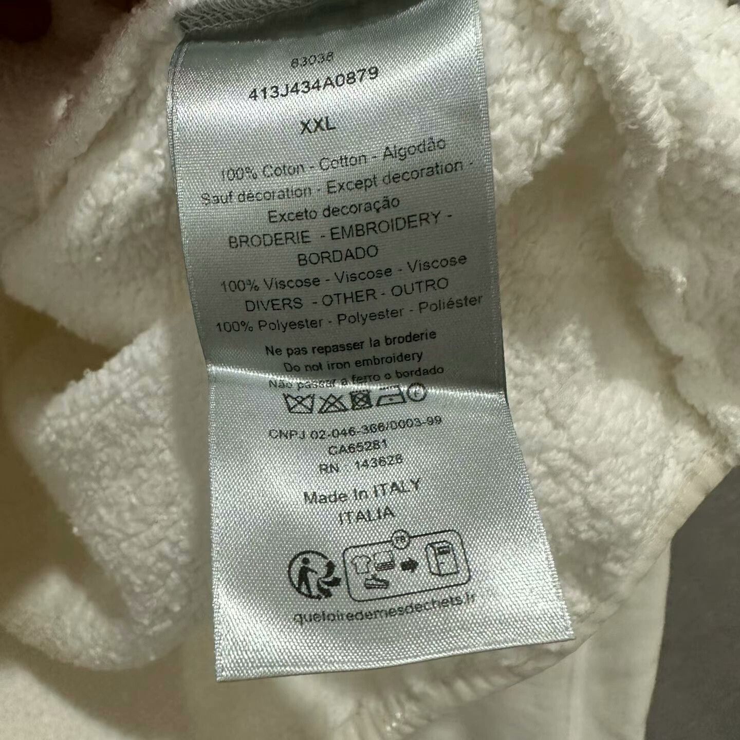 Dior dior embroidered half-zip sweatshirt size XXL Size US XXL / EU 58 / 5 - 5 Thumbnail