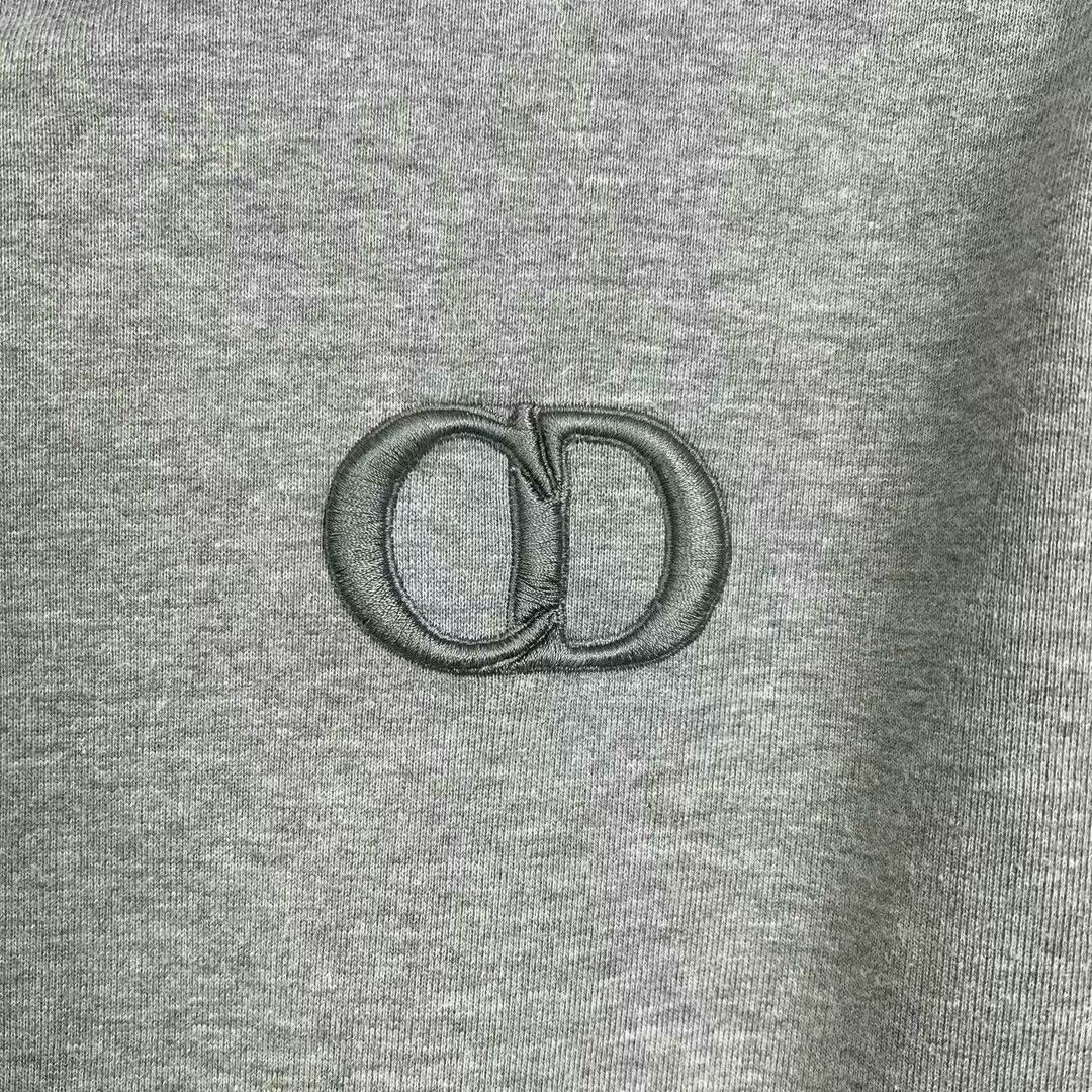 Dior classic gray embroidered CD hoodie Size US S / EU 44-46 / 1 - 4 Thumbnail