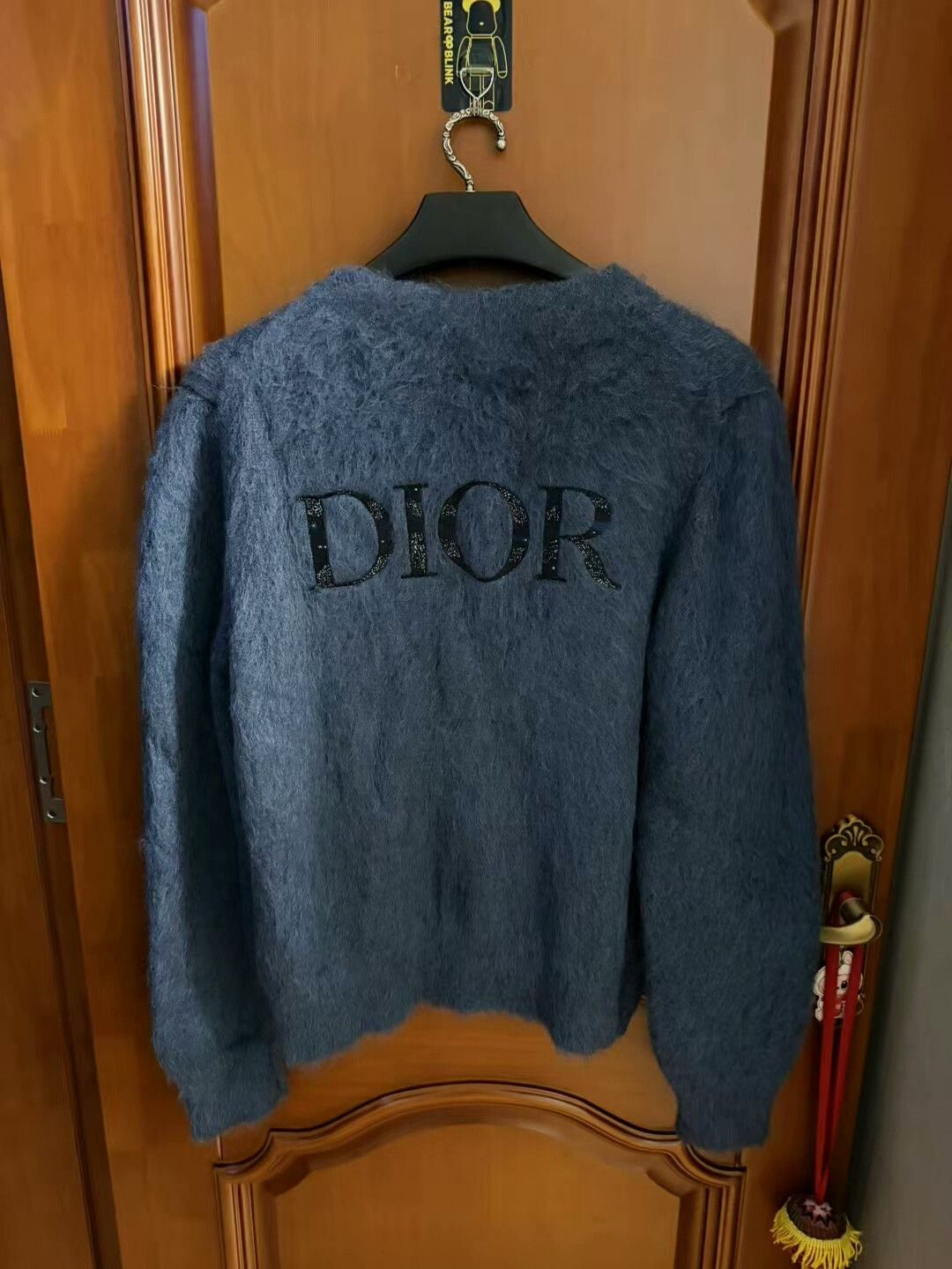 Dior dior mohair embroidered logo cardigan XL Size XL / US 12-14 / IT 48-50 - 2 Thumbnail