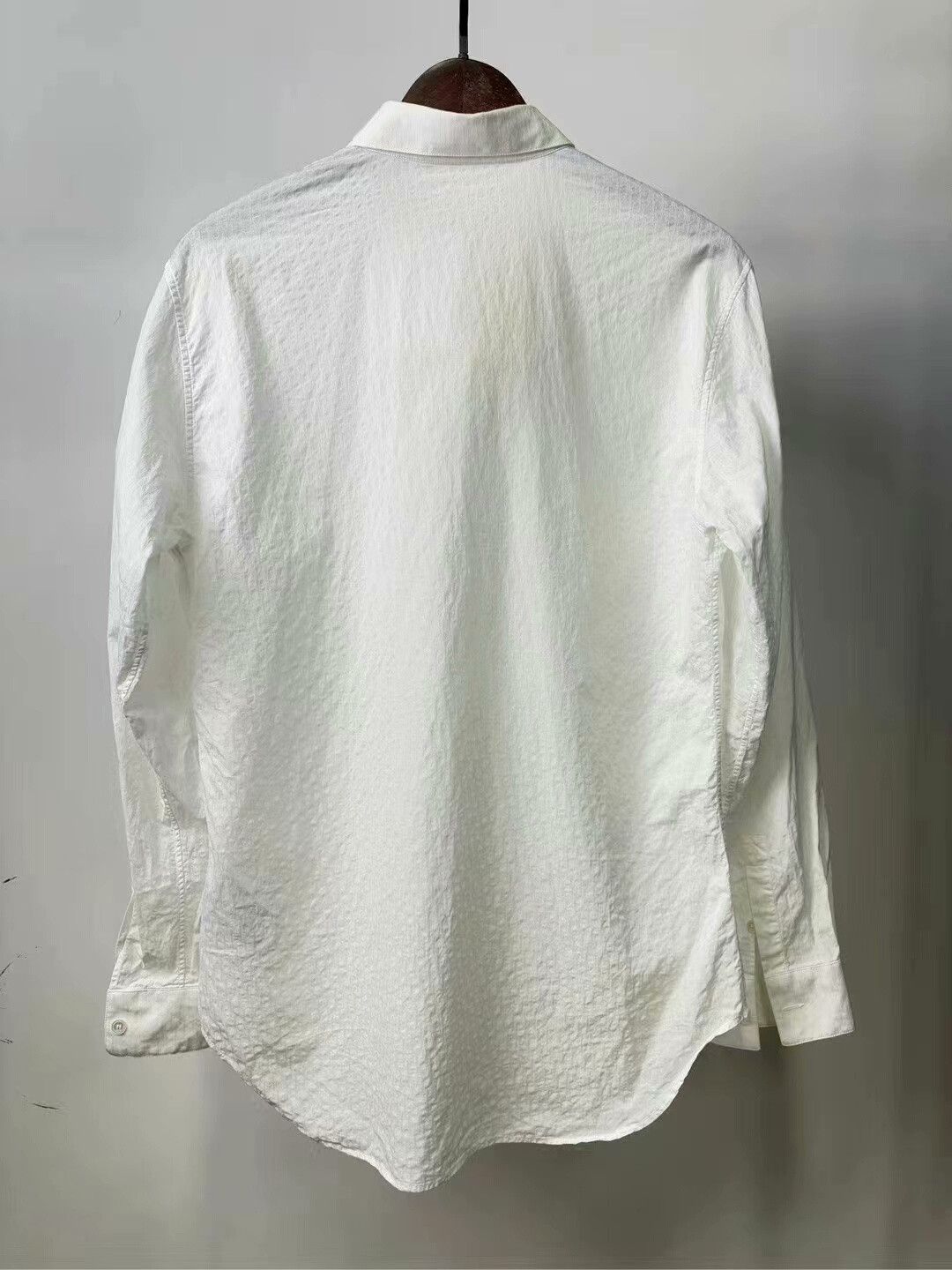 Dior Dior White Print Long Sleeve Shirt Size US M / EU 48-50 / 2 - 2 Thumbnail