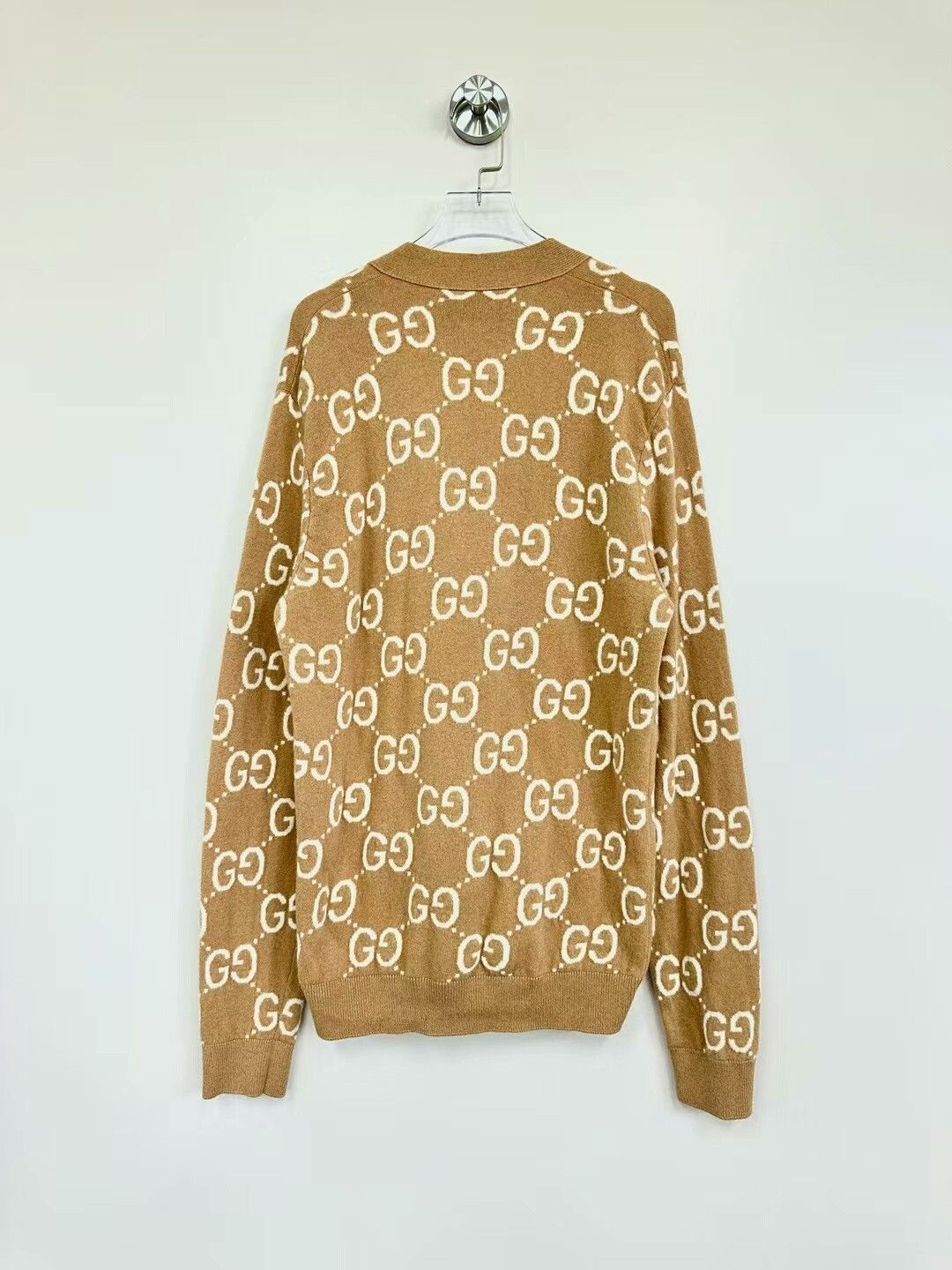 Gucci Gucci Brown Double G Knit Cardigan Size M / US 6-8 / IT 42-44 - 3 Thumbnail