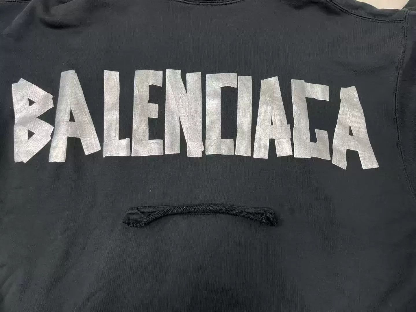 Balenciaga balenciaga logo hoodie in black color Size XXS / US 00 / IT 34 - 3 Thumbnail