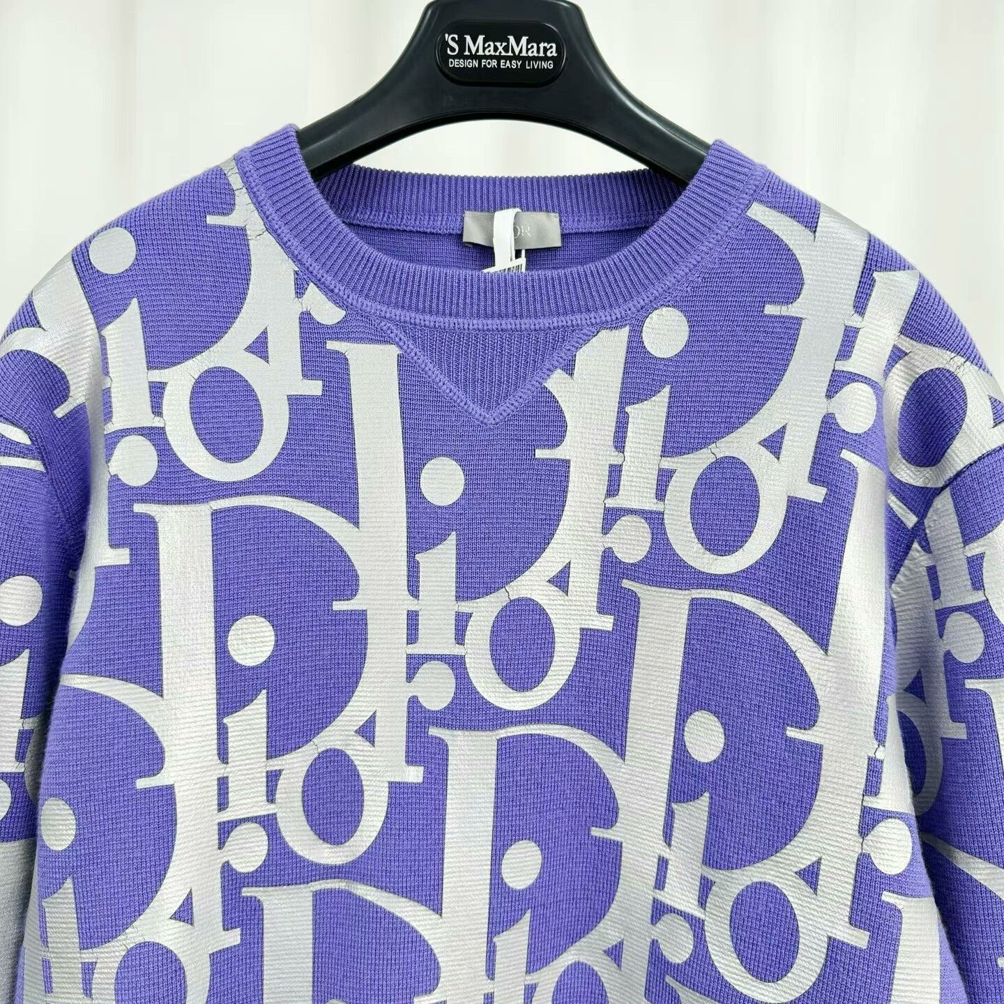 Dior dior reflective logo knit sweatshirt size m Size M / US 6-8 / IT 42-44 - 3 Thumbnail