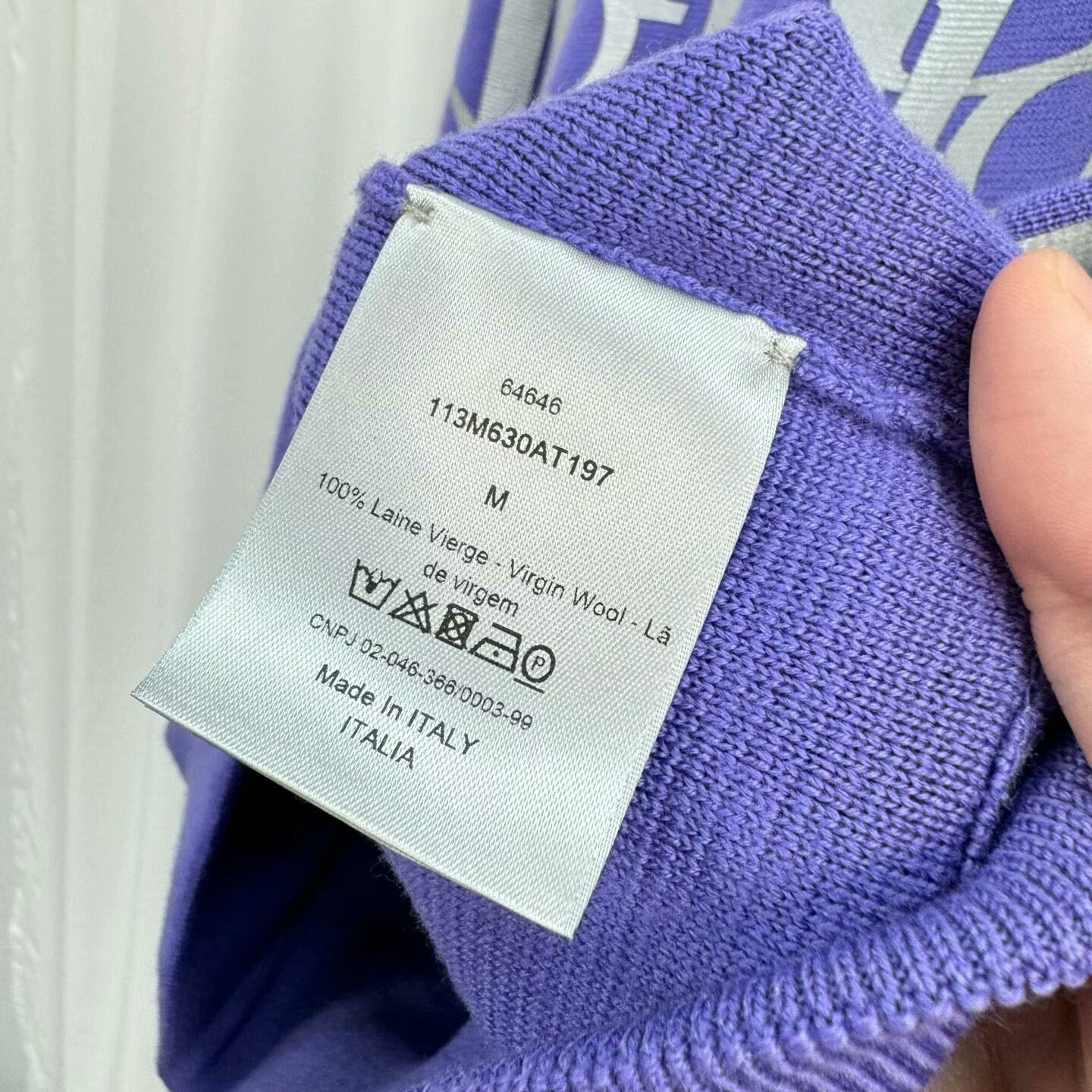 Dior dior reflective logo knit sweatshirt size m Size M / US 6-8 / IT 42-44 - 5 Thumbnail