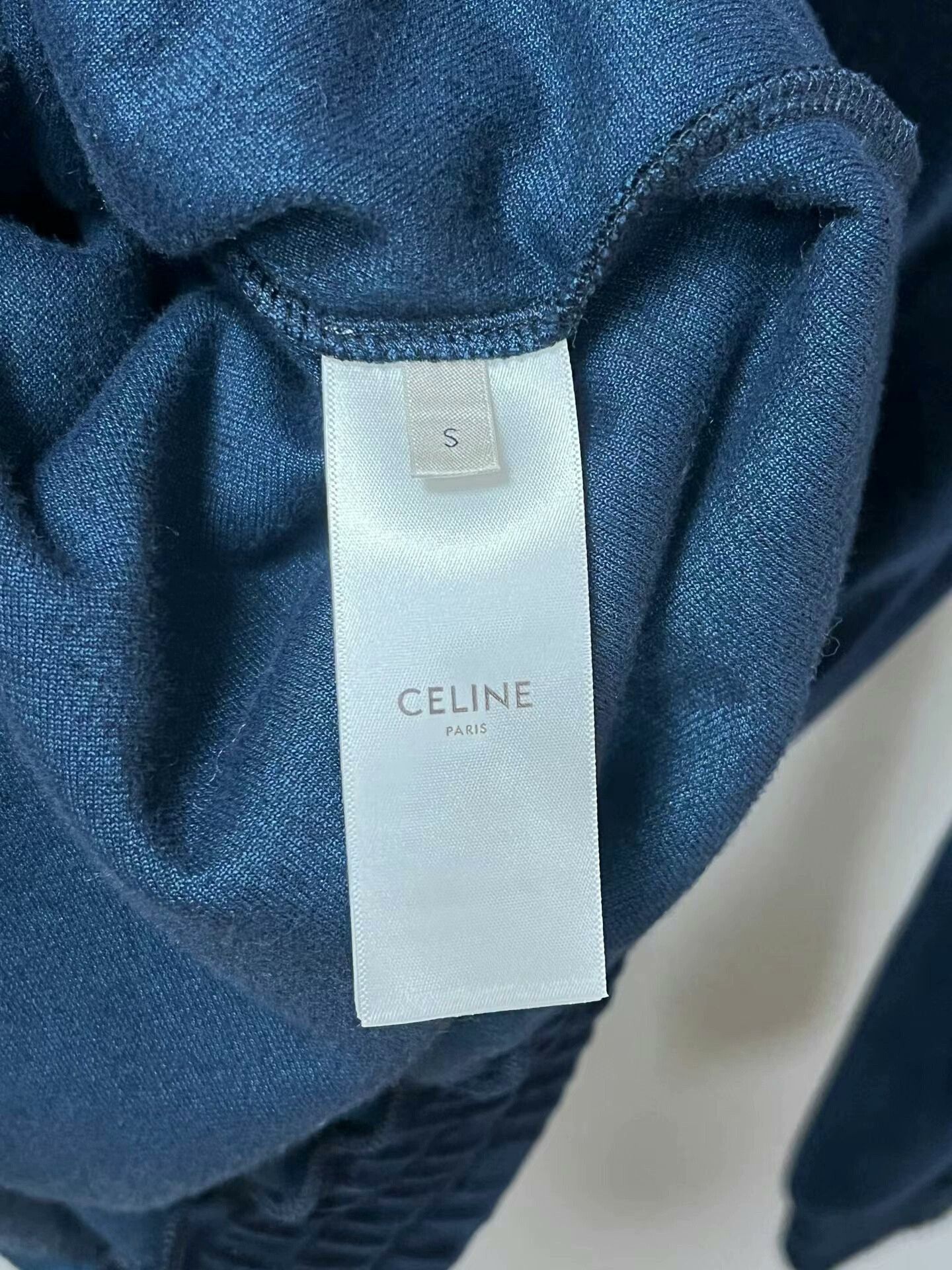 Celine Celine Blue Velvet Jacket Size S Size S / US 4 / IT 40 - 4 Thumbnail