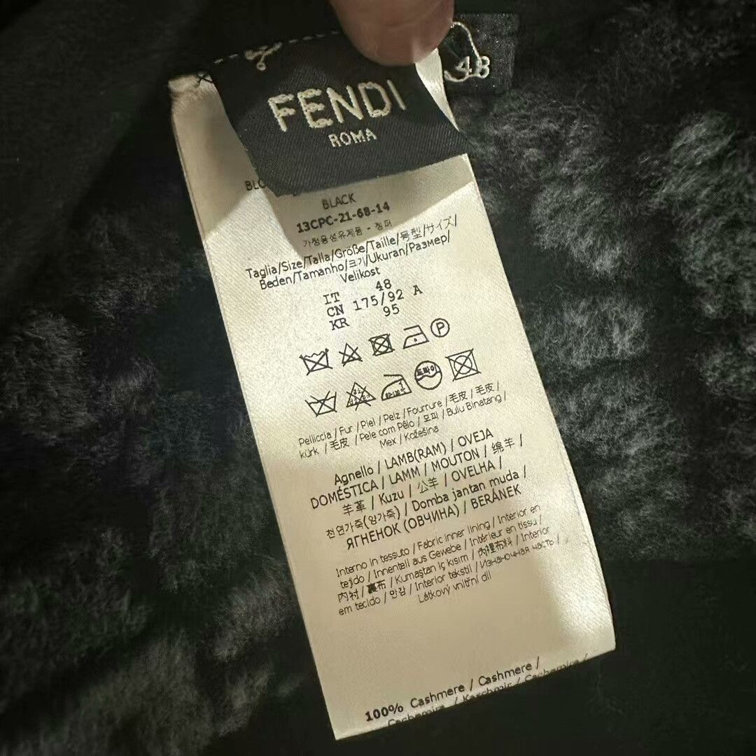 Fendi Fendi Double F Print Shearling Jacket Size L / US 10 / IT 46 - 6 Thumbnail