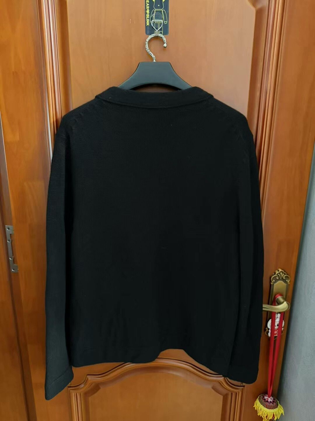 Dior black embroidered wool cardigan by Dior Size US L / EU 52-54 / 3 - 2 Thumbnail