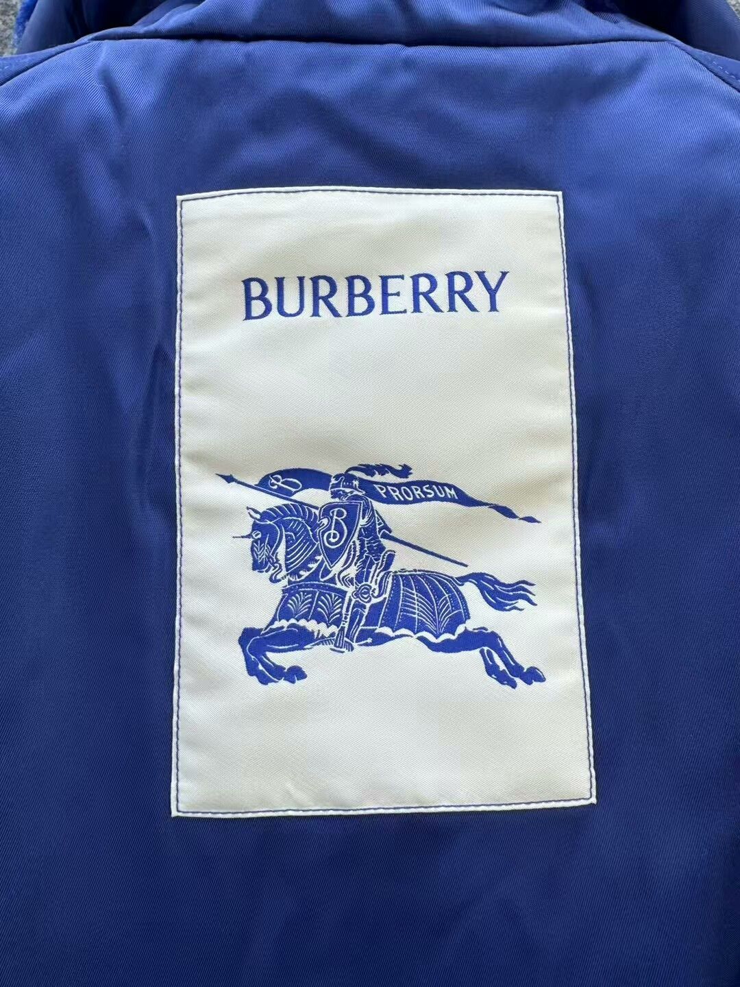 Burberry burberry blue teddy double-sided jacket Size US L / EU 52-54 / 3 - 4 Thumbnail