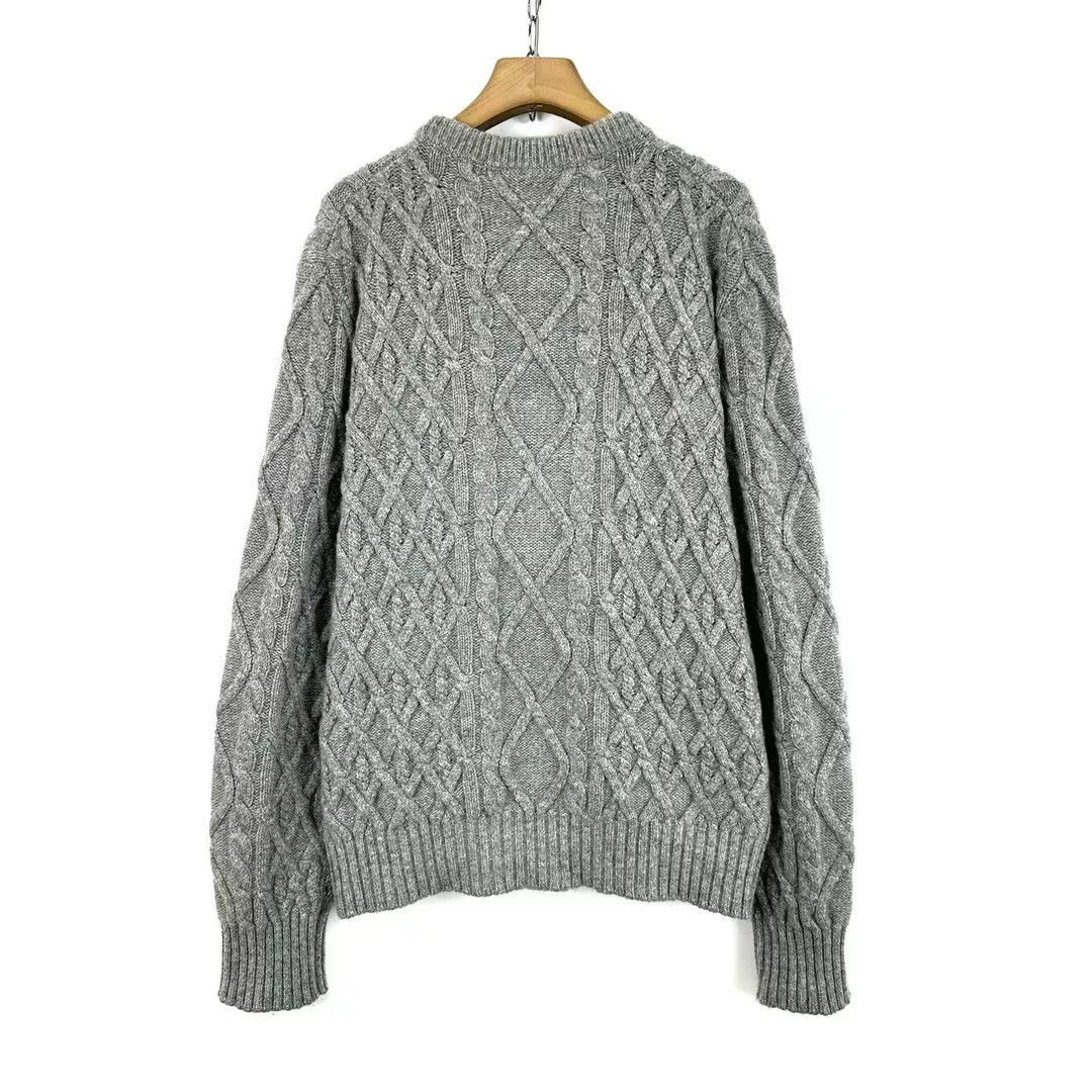 Dior gray cashmere embroidered CD logo sweater Size US L / EU 52-54 / 3 - 5 Thumbnail