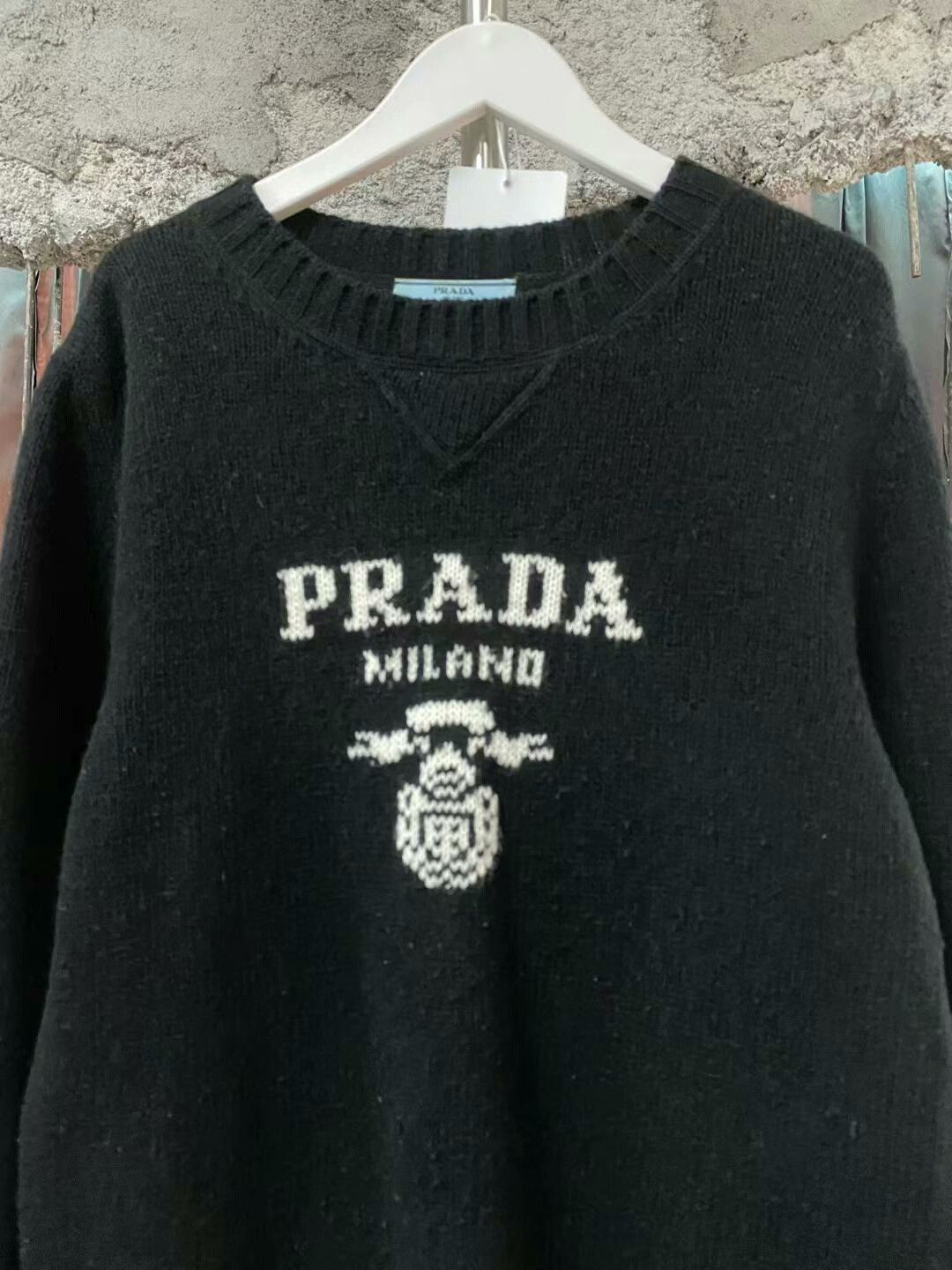 Prada prada slogan sweater, size 38 Size S / US 4 / IT 40 - 3 Thumbnail