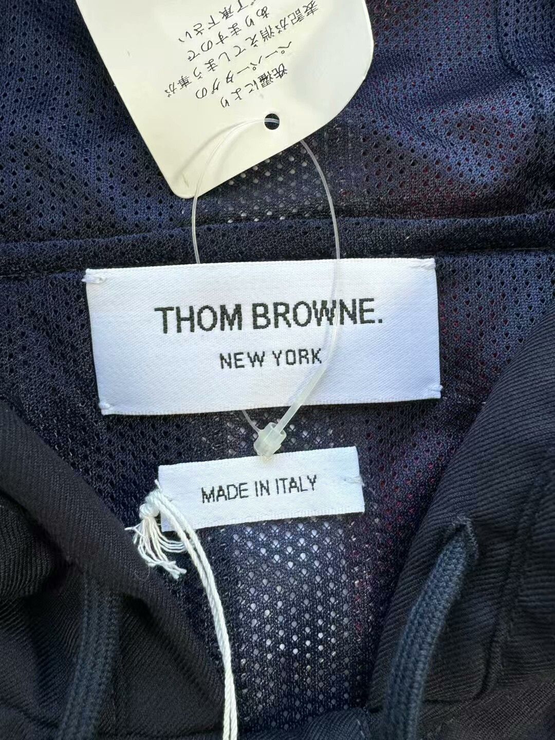 Thom Browne thom browne navy striped jacket Size US L / EU 52-54 / 3 - 4 Thumbnail