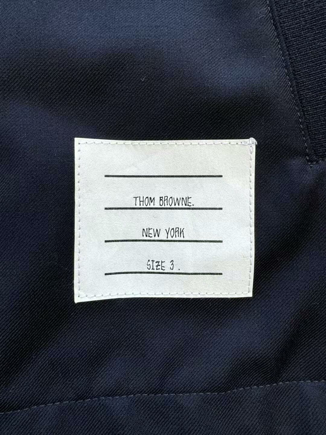 Thom Browne thom browne navy striped jacket Size US L / EU 52-54 / 3 - 5 Thumbnail