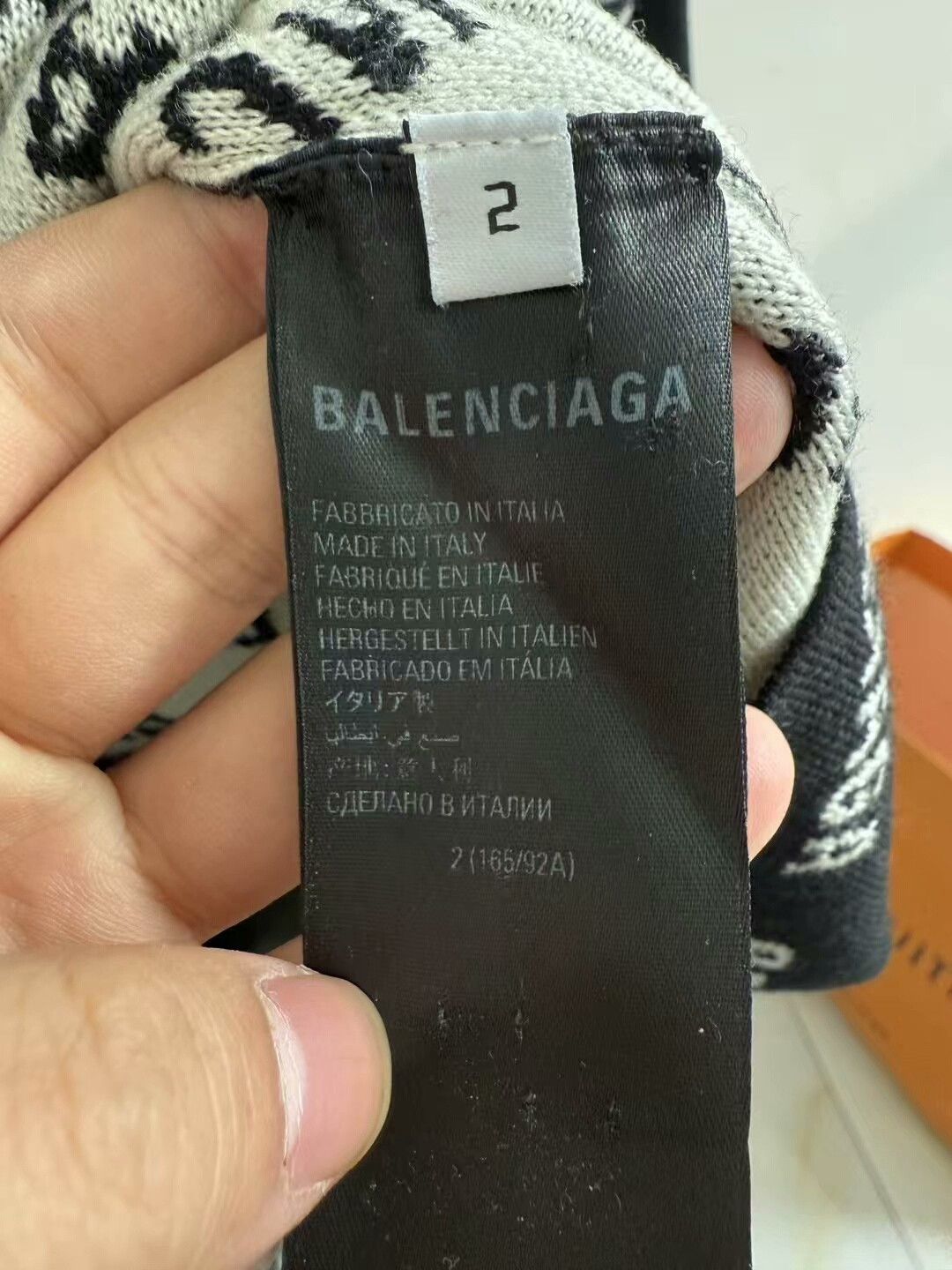 Balenciaga balenciaga full print cardigan in black Size US M / EU 48-50 / 2 - 4 Thumbnail