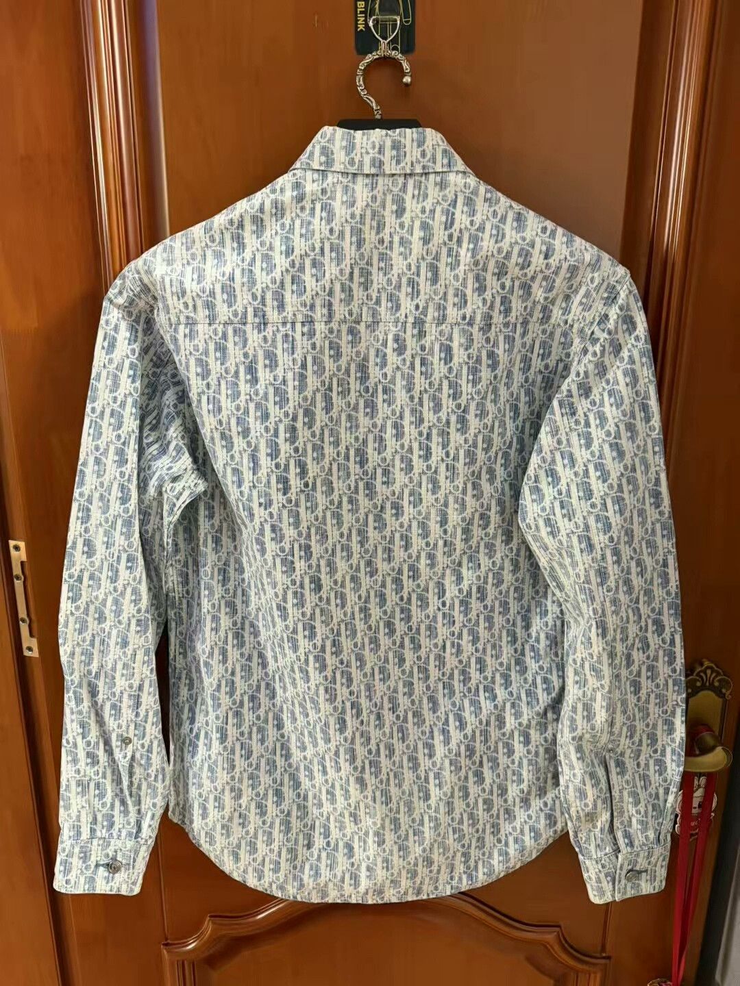 Dior dior blue and white logo denim shirt Size US M / EU 48-50 / 2 - 3 Thumbnail