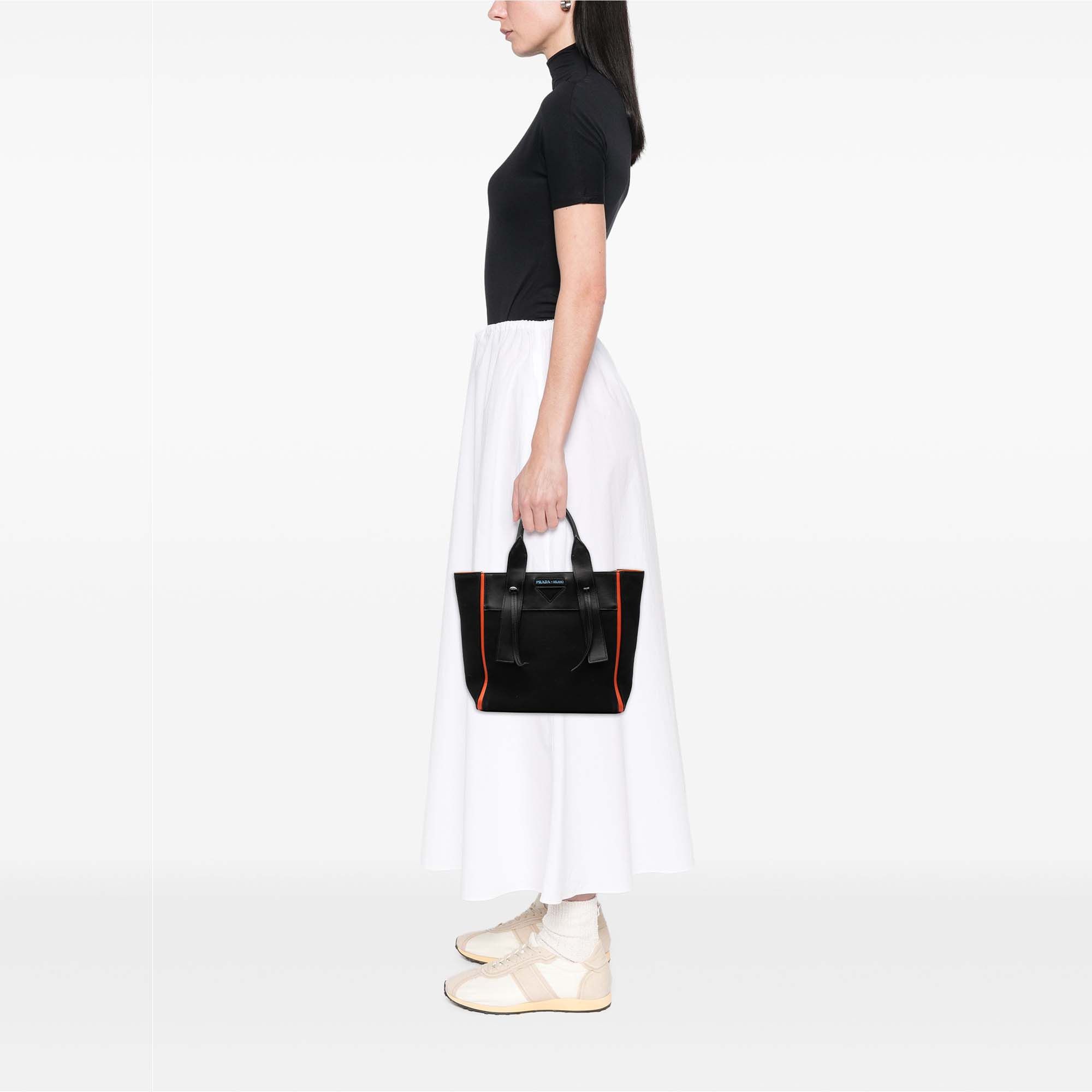 Prada Prada Medium Canvas Ouverture Satchel Size ONE SIZE - 6 Thumbnail