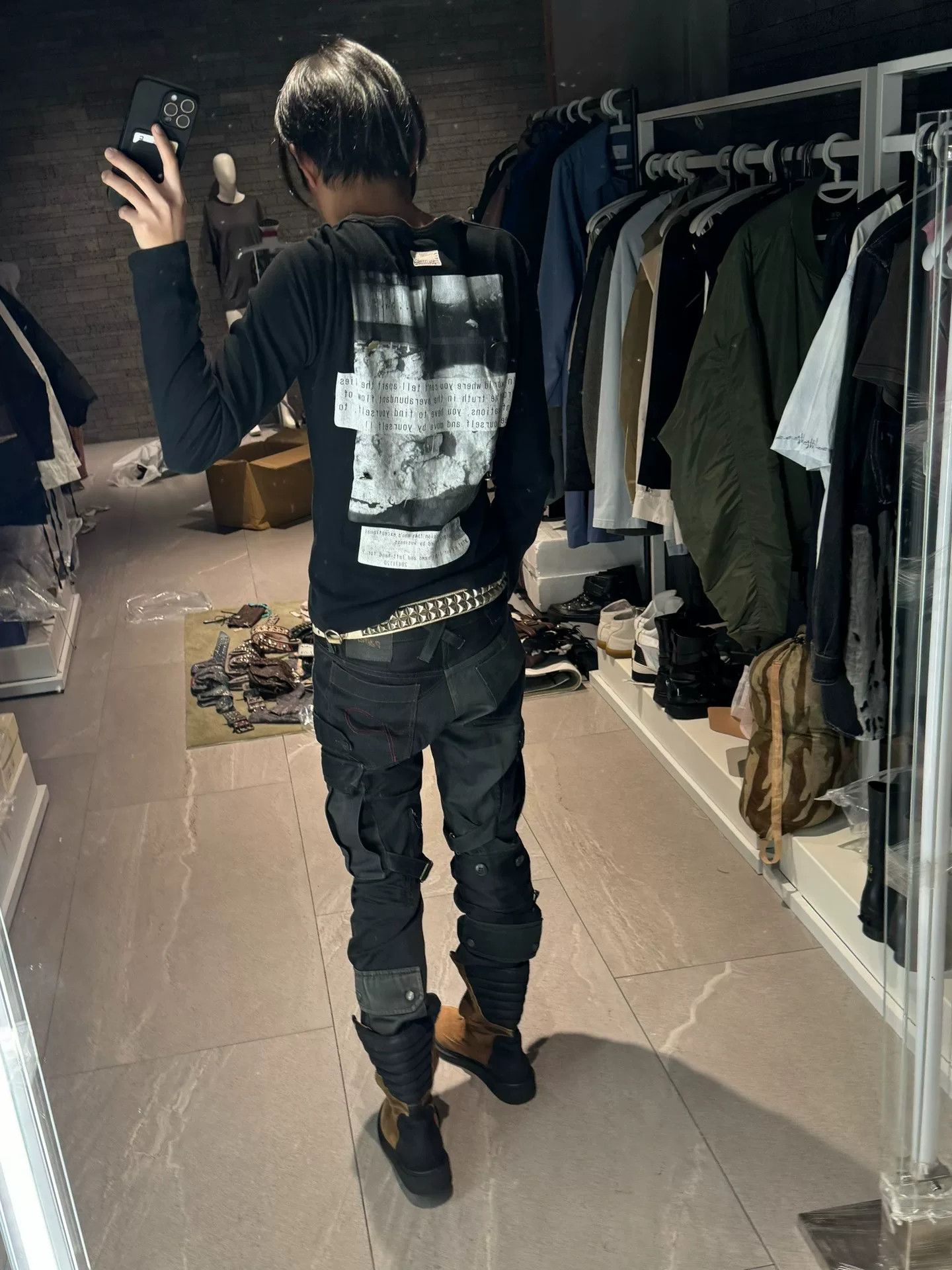 BRUT Archive harajuku archive long sleeve shirt with print Size US M / EU 48-50 / 2 - 4 Thumbnail