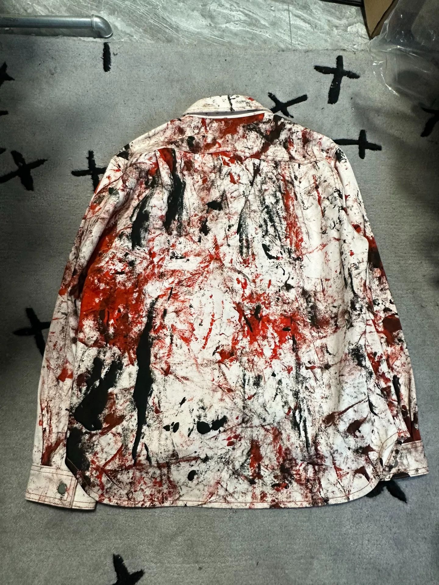 Raf Simons sterling ruby raf simons paint splatter shirt Size US S / EU 44-46 / 1 - 2 Thumbnail