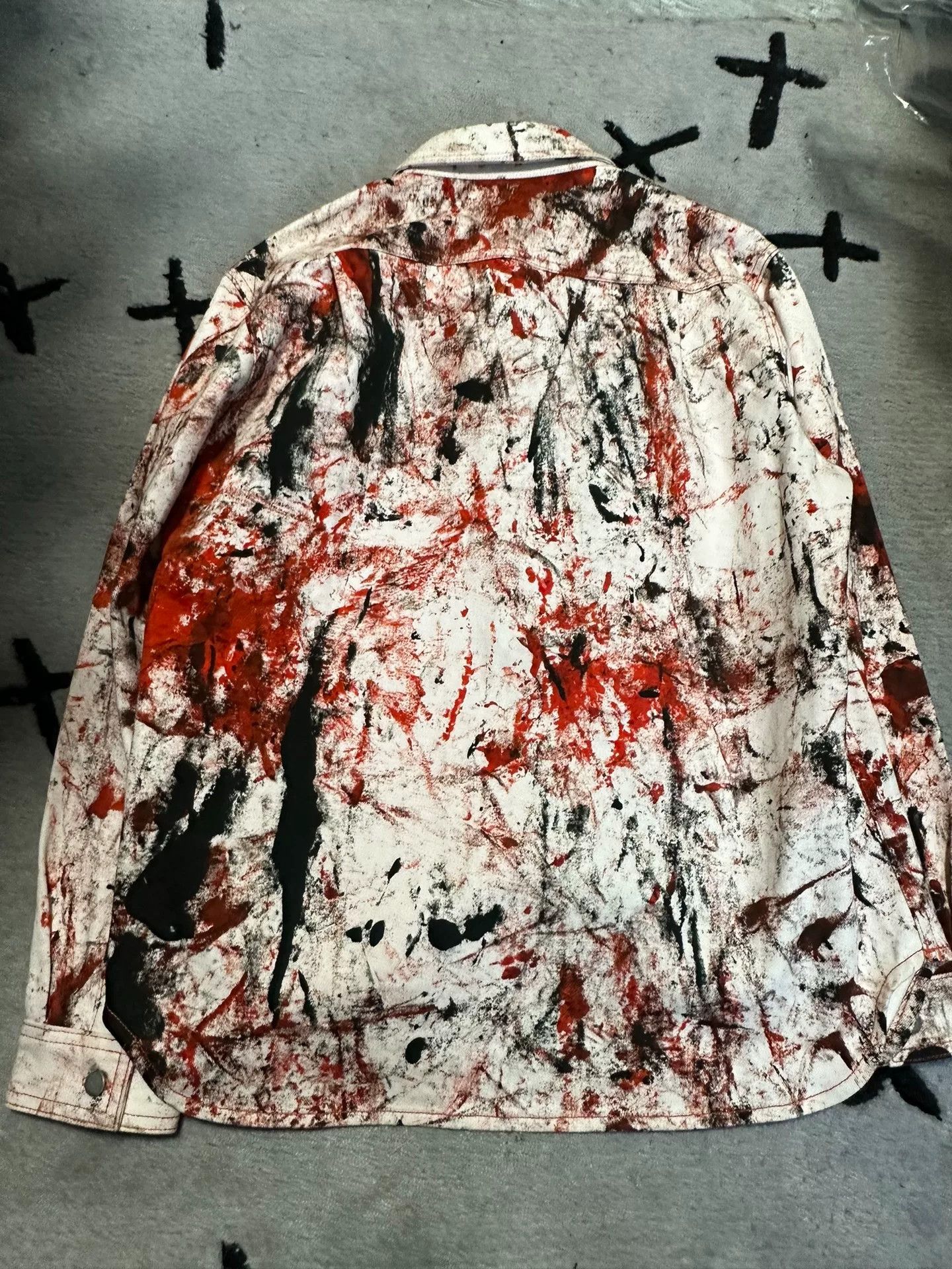 Raf Simons sterling ruby raf simons paint splatter shirt Size US S / EU 44-46 / 1 - 3 Thumbnail