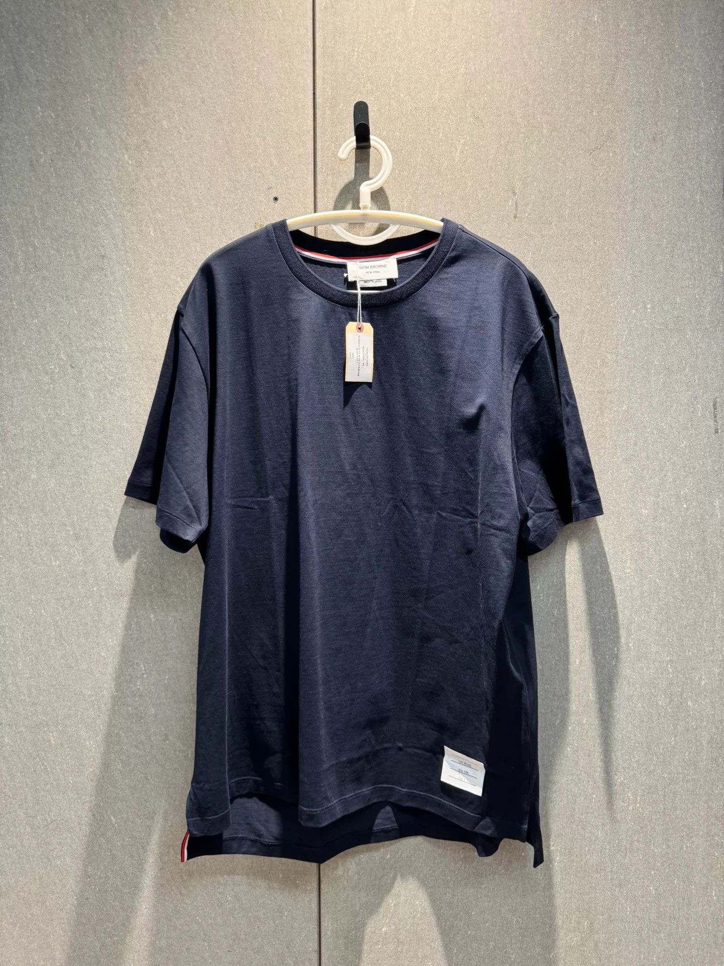 Thom Browne thom browne blue fitted knit t-shirt Size US XXL / EU 58 / 5 - 2 Thumbnail