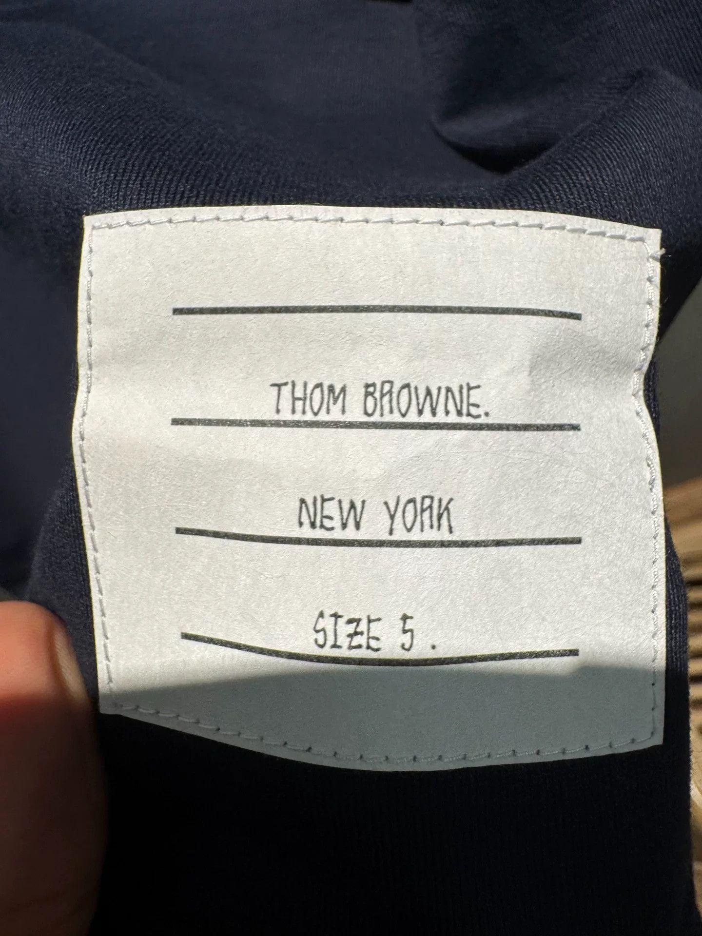 Thom Browne thom browne blue fitted knit t-shirt Size US XXL / EU 58 / 5 - 5 Thumbnail
