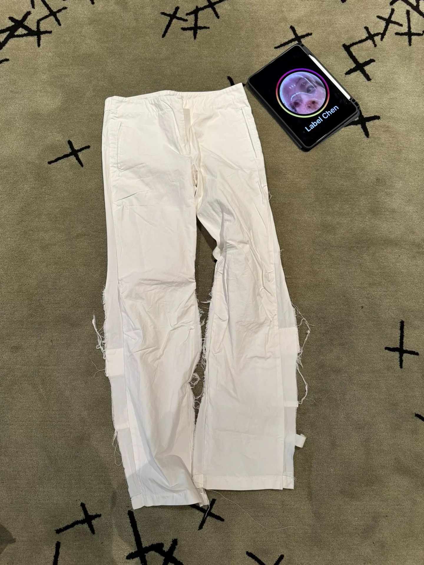 Hussein Chalayan distressed bondage cargo pants by hussein chalayan Size US 38 / EU 54 - 6 Thumbnail
