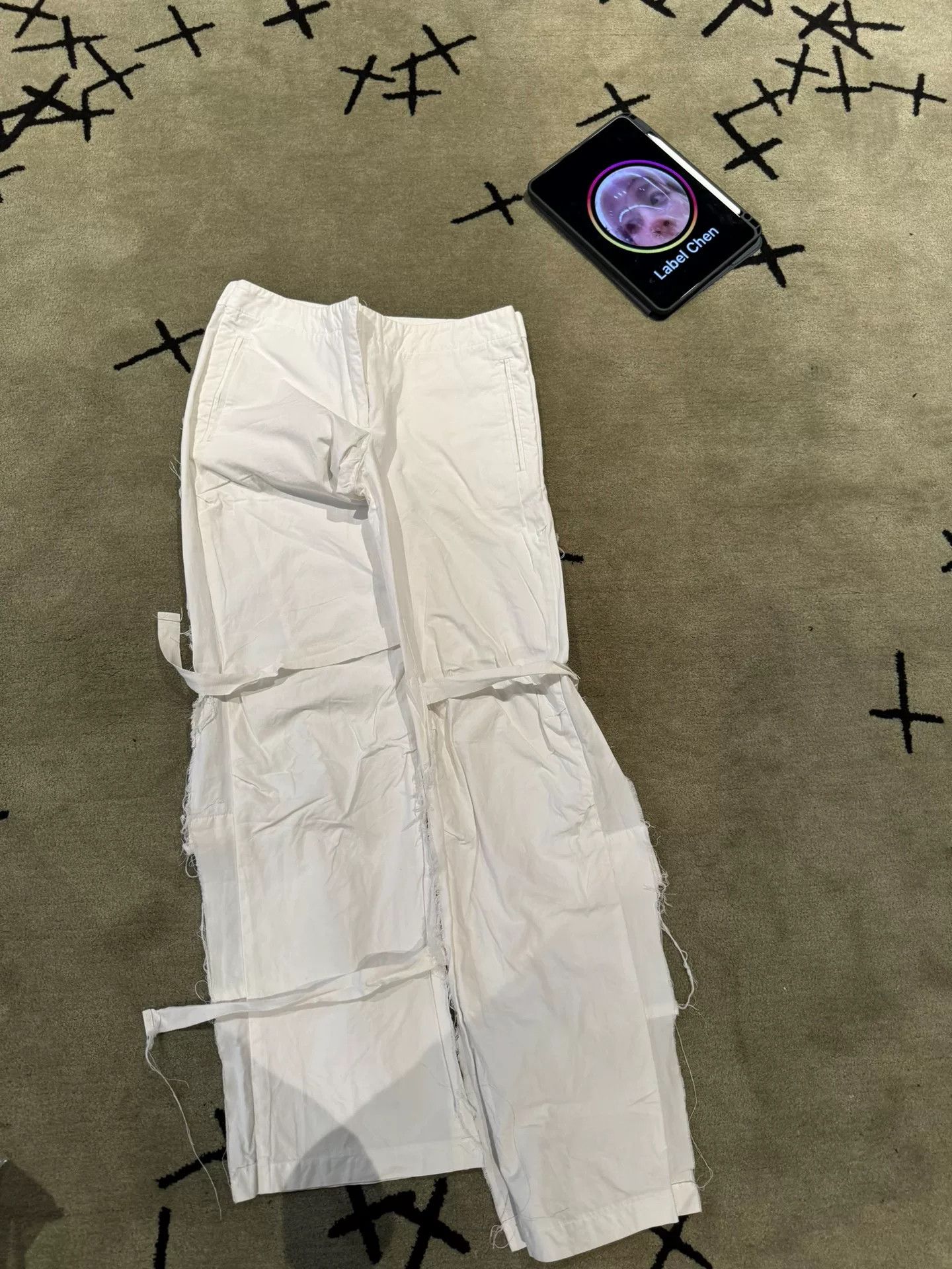 Hussein Chalayan distressed bondage cargo pants by hussein chalayan Size US 38 / EU 54 - 2 Thumbnail