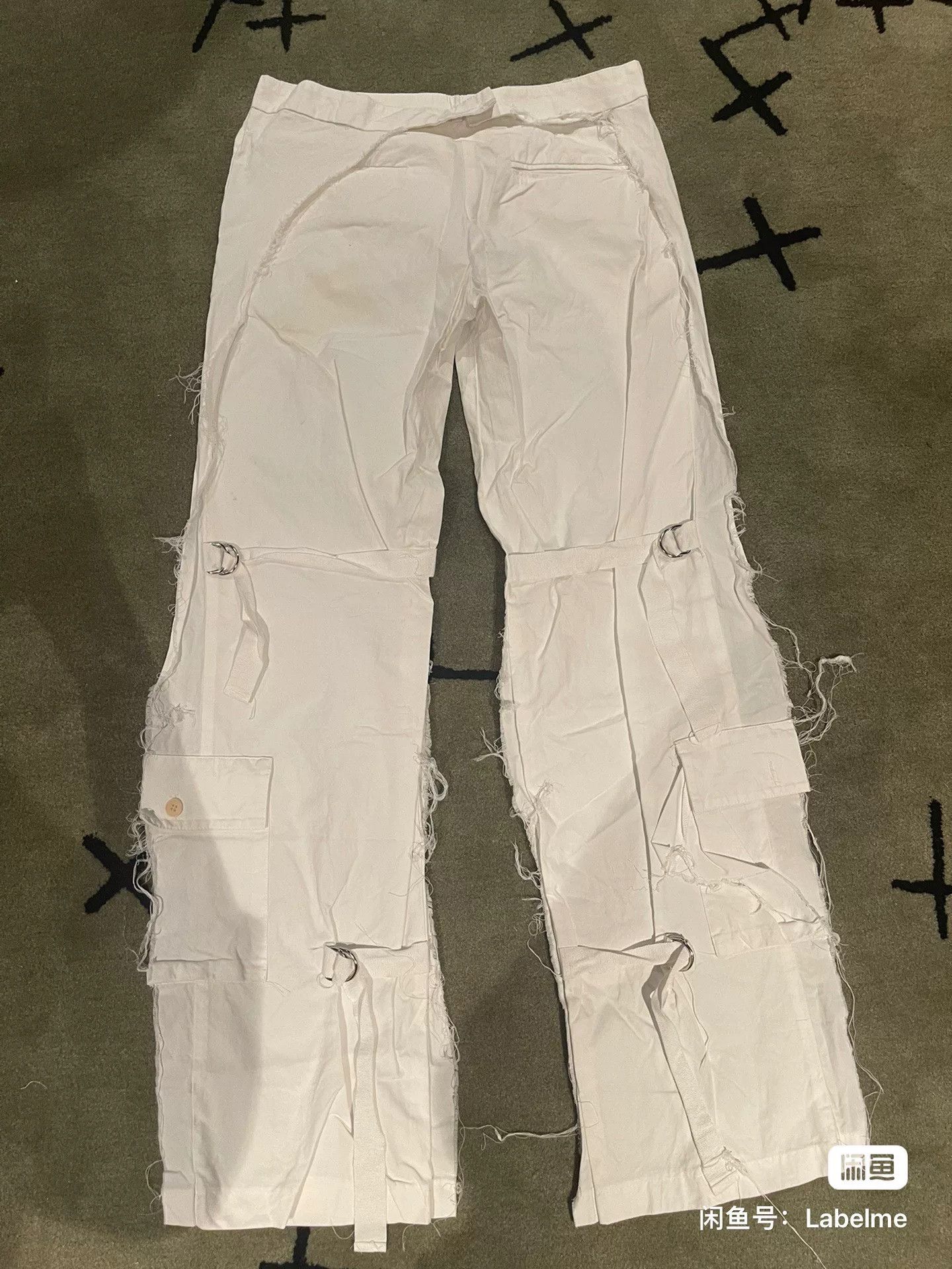 Hussein Chalayan distressed bondage cargo pants by hussein chalayan Size US 38 / EU 54 - 3 Thumbnail