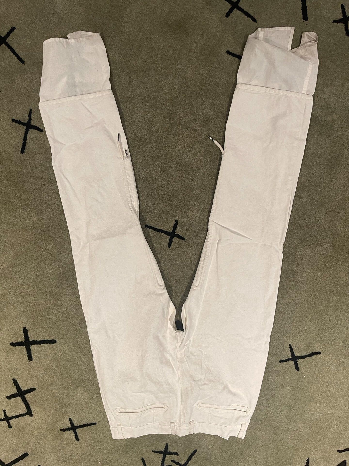 Raf Simons kanghyuk 2021 denim pants with unique design Size US 34 / EU 50 - 5 Thumbnail