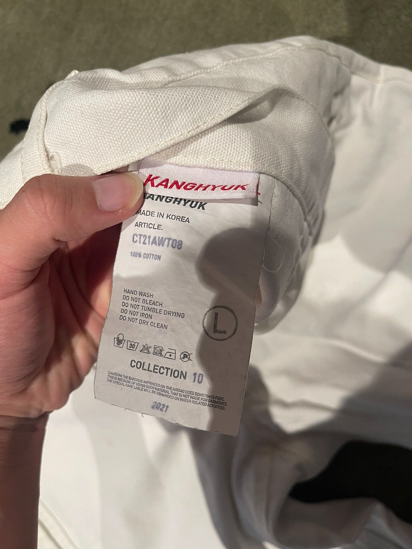 Raf Simons kanghyuk 2021 denim pants with unique design Size US 34 / EU 50 - 4 Thumbnail