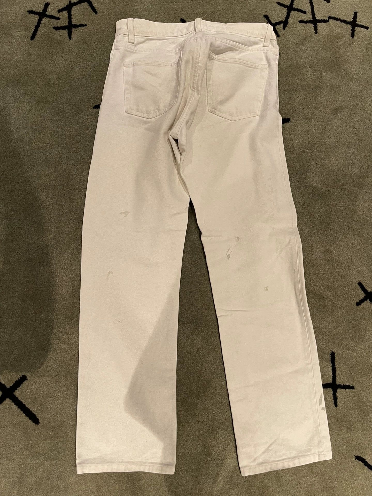 Helmut Lang helmut lang white paint splatter jeans Size US 28 / EU 44 - 3 Thumbnail