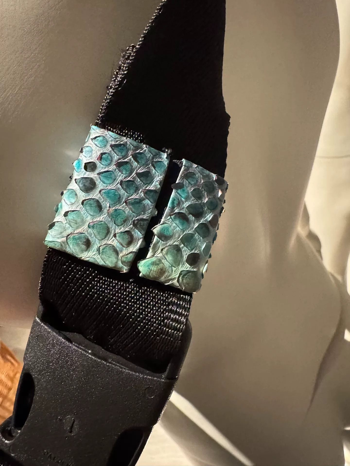 Junya Watanabe python leather waist bag with vivid print Size ONE SIZE - 5 Thumbnail