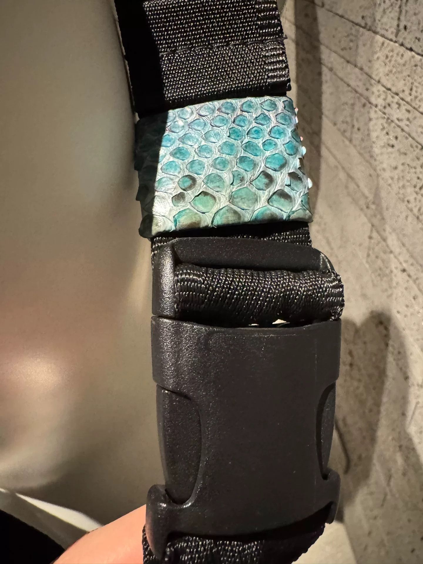 Junya Watanabe python leather waist bag with vivid print Size ONE SIZE - 6 Thumbnail