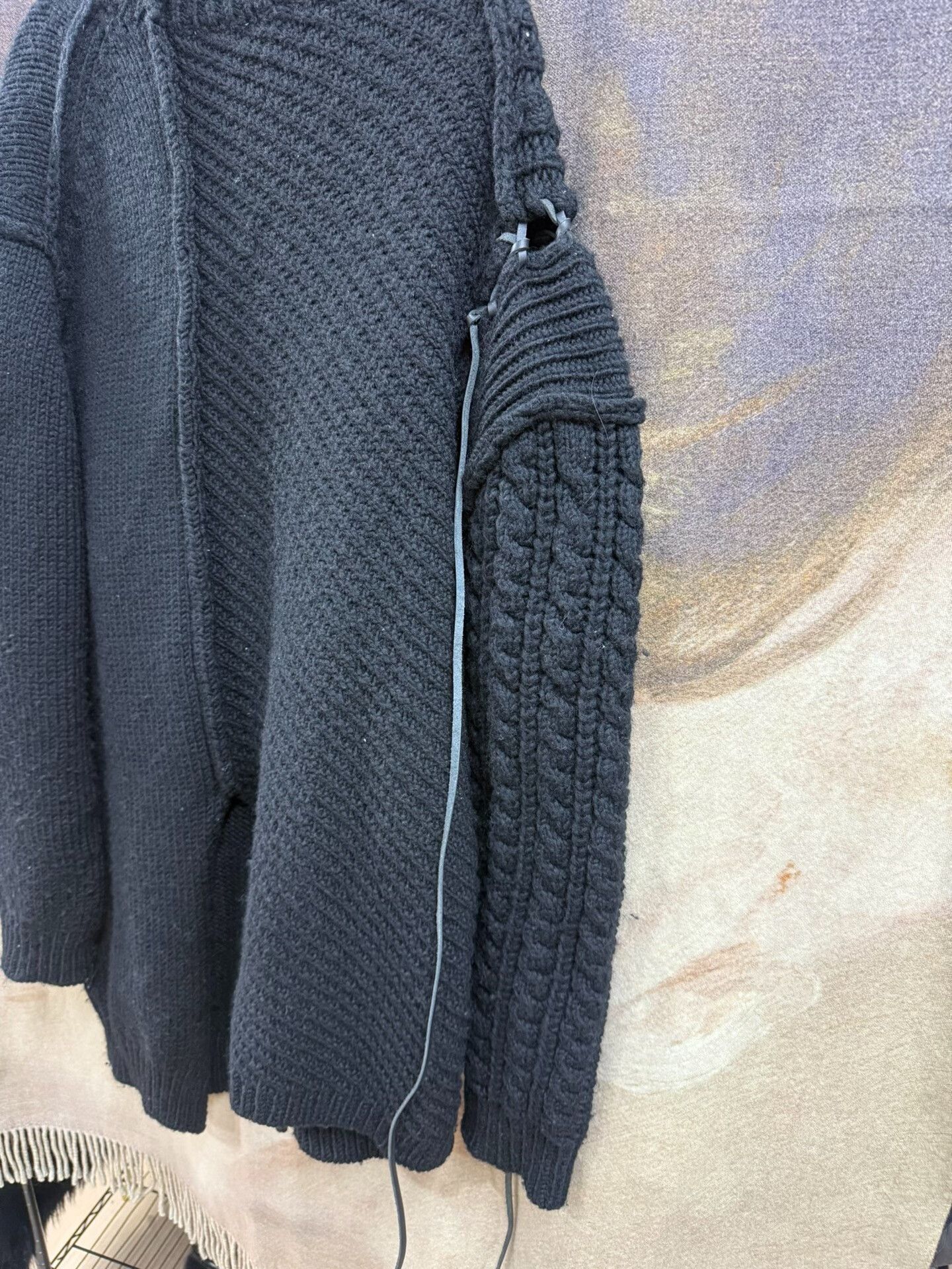 Yohji Yamamoto yohji yamamoto pour homme wool blend sweater Size US L / EU 52-54 / 3 - 6 Thumbnail
