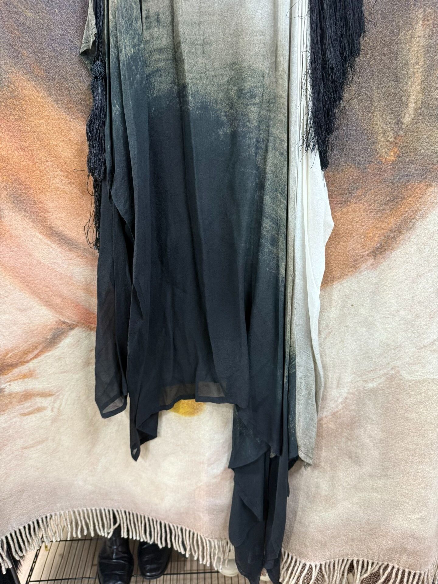 Ann Demeulemeester ombre fringe tank top by ann demeulemeester Size S / US 4 / IT 40 - 3 Thumbnail