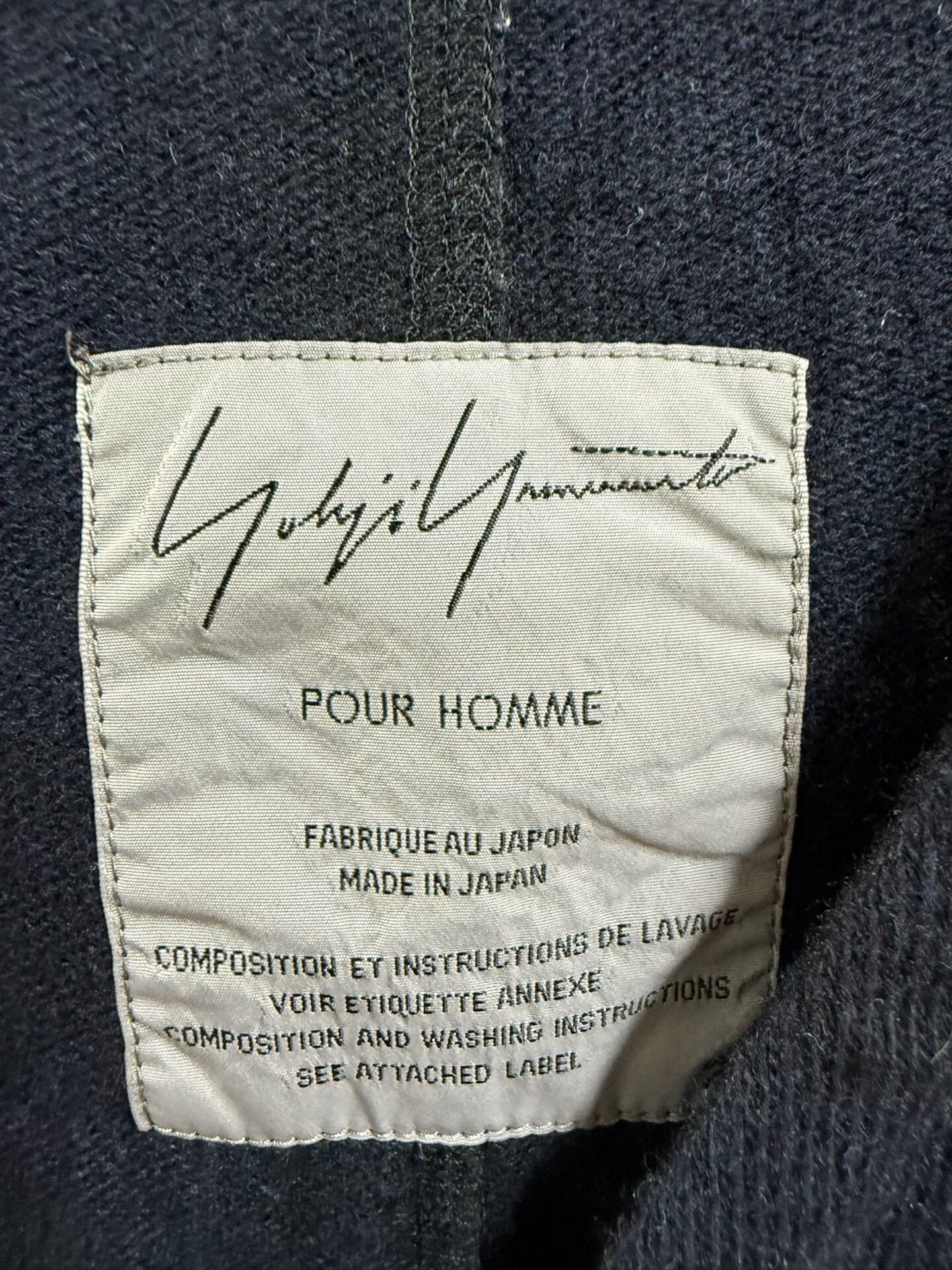Yohji Yamamoto yohji yamamoto pour homme dyed wool cardigan Size US M / EU 48-50 / 2 - 3 Thumbnail