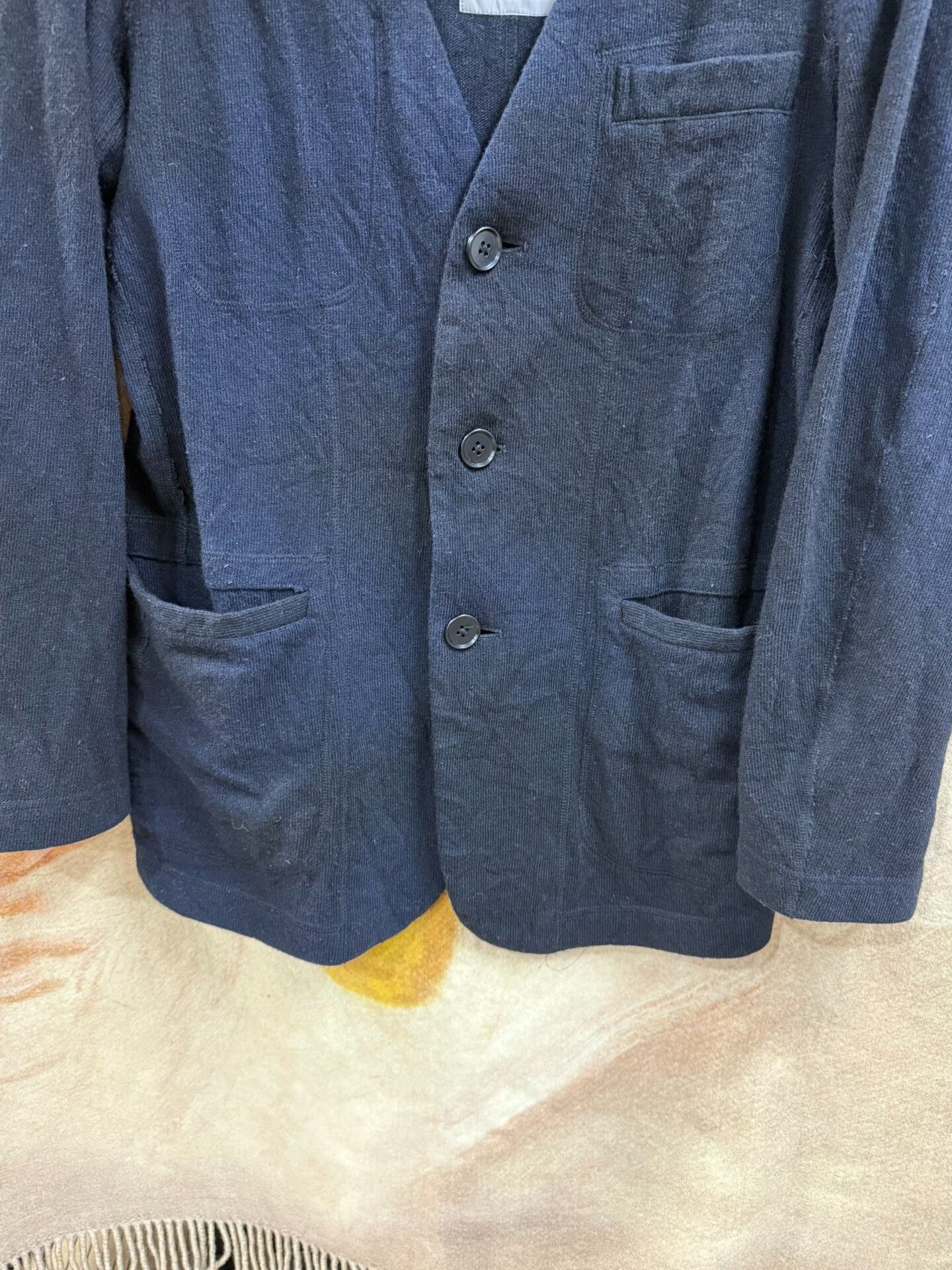 Yohji Yamamoto yohji yamamoto pour homme dyed wool cardigan Size US M / EU 48-50 / 2 - 6 Thumbnail